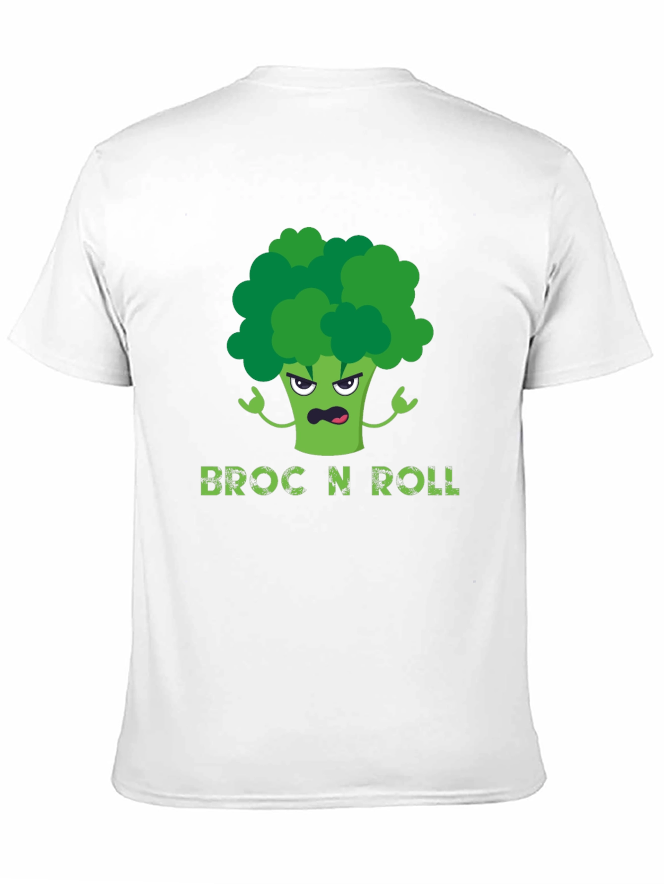 Broc N Roll T-Shirt - Funny Broccoli Graphic Tee