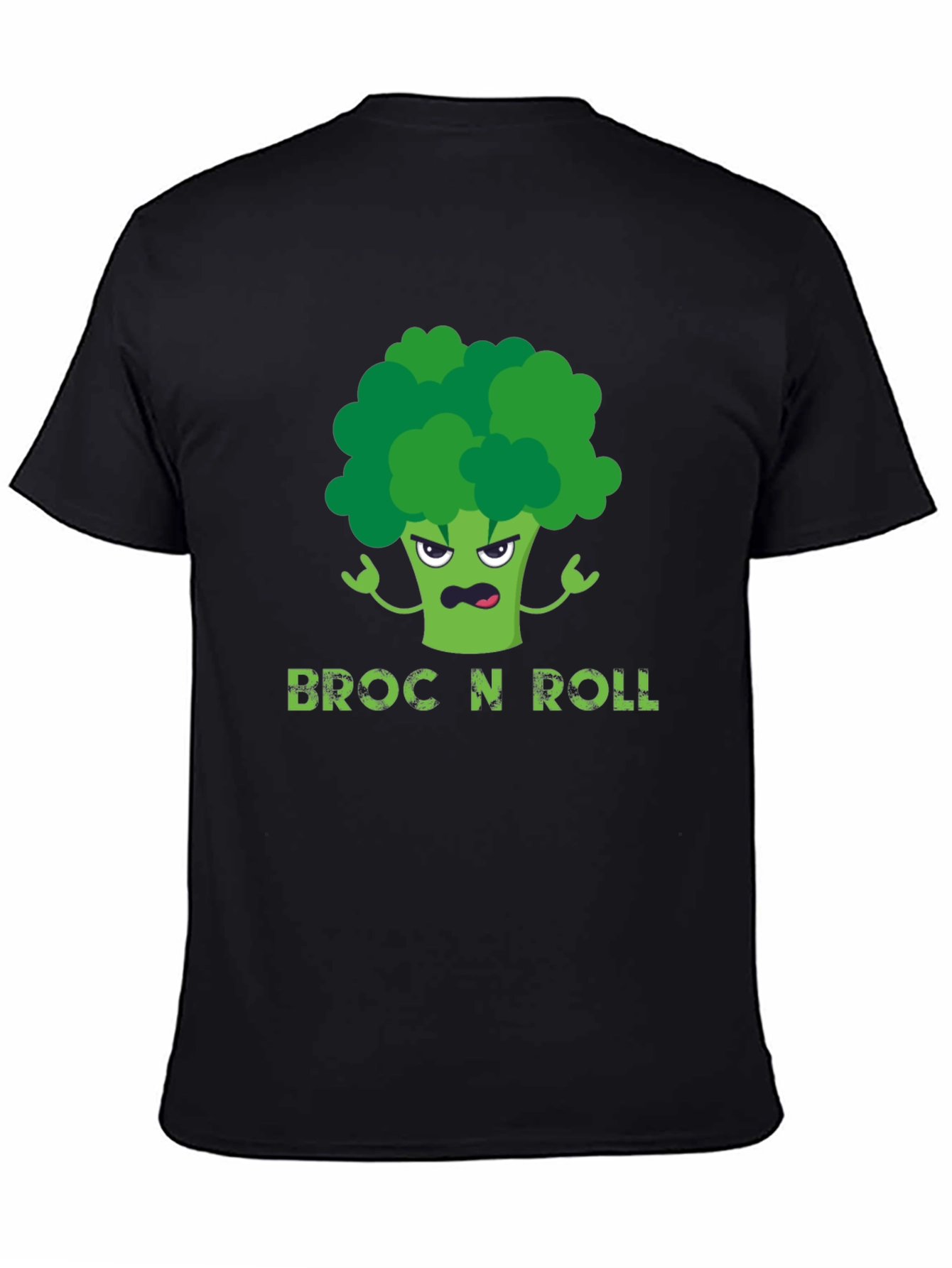 Broc N Roll T-Shirt - Funny Broccoli Graphic Tee