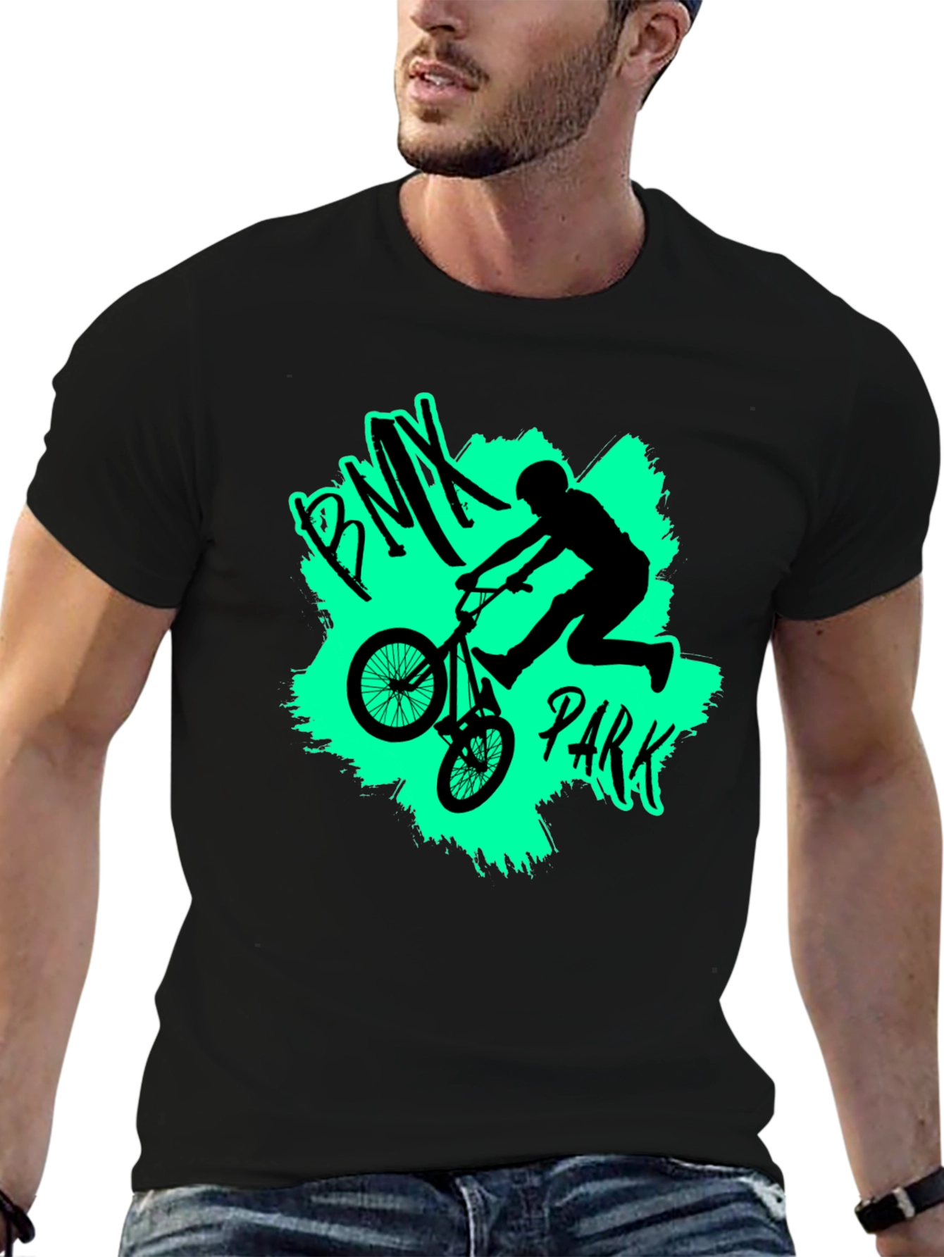 BMX Park Tee - Black Graphic T-Shirt
