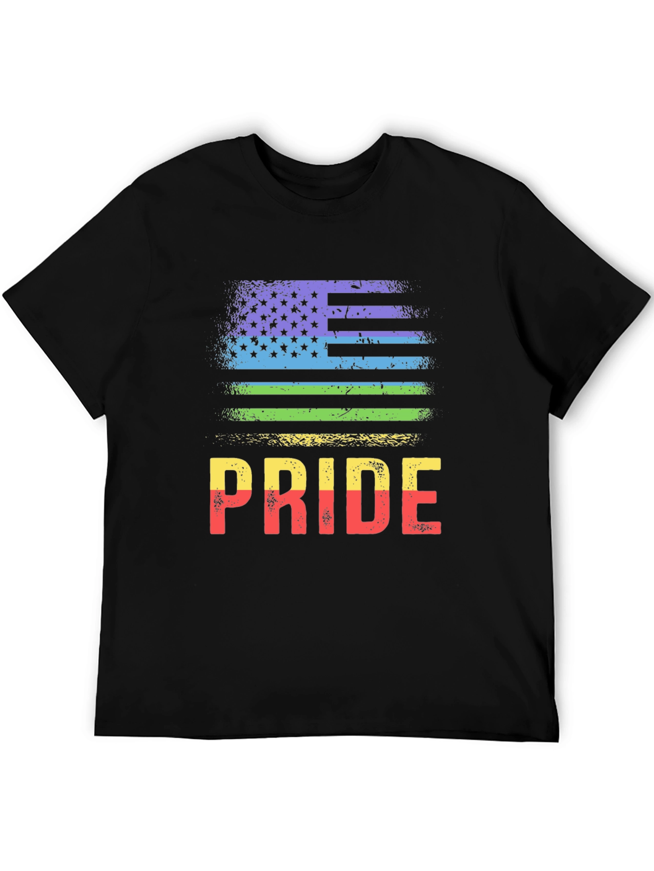 Pride Flag T-Shirt - LGBTQ+ Rainbow Tee