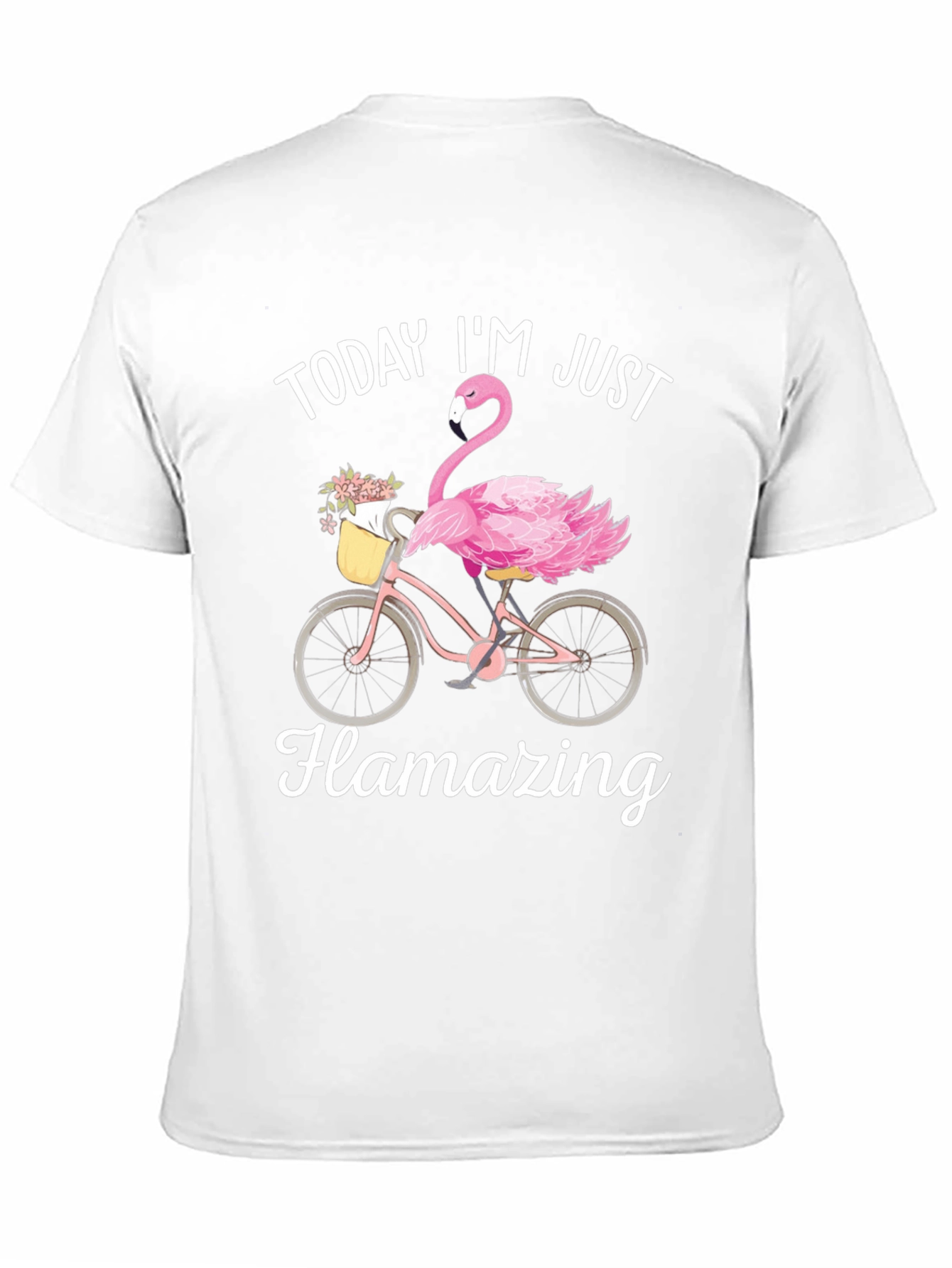 Flamazing T-Shirt - Flamingo Bike Design