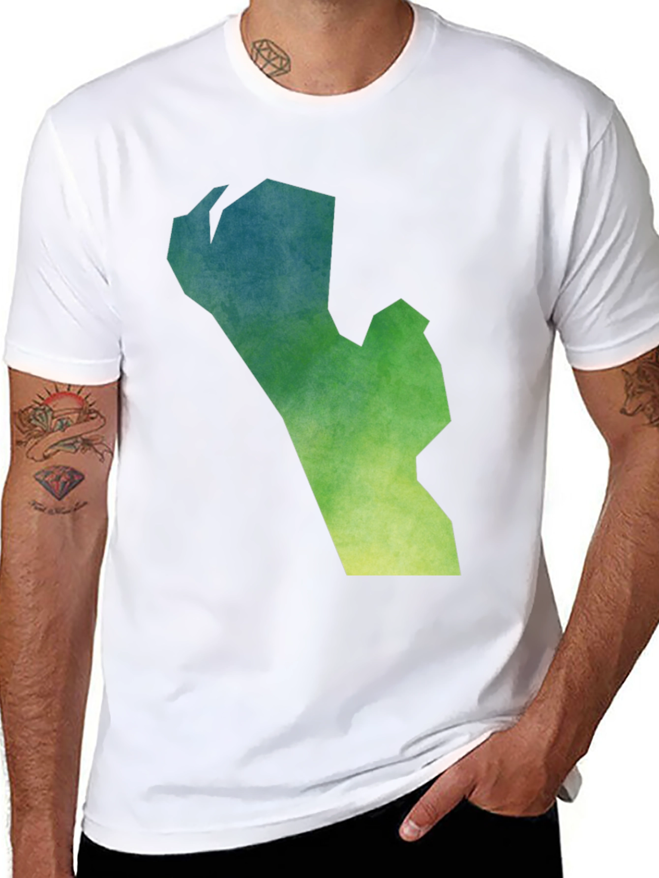 Geometric Fade T-Shirt