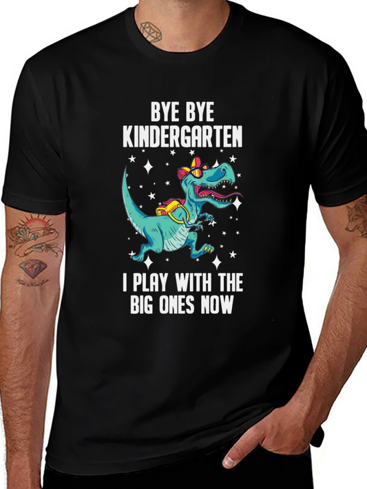 Bye Bye Kindergarten Dinosaur T-Shirt