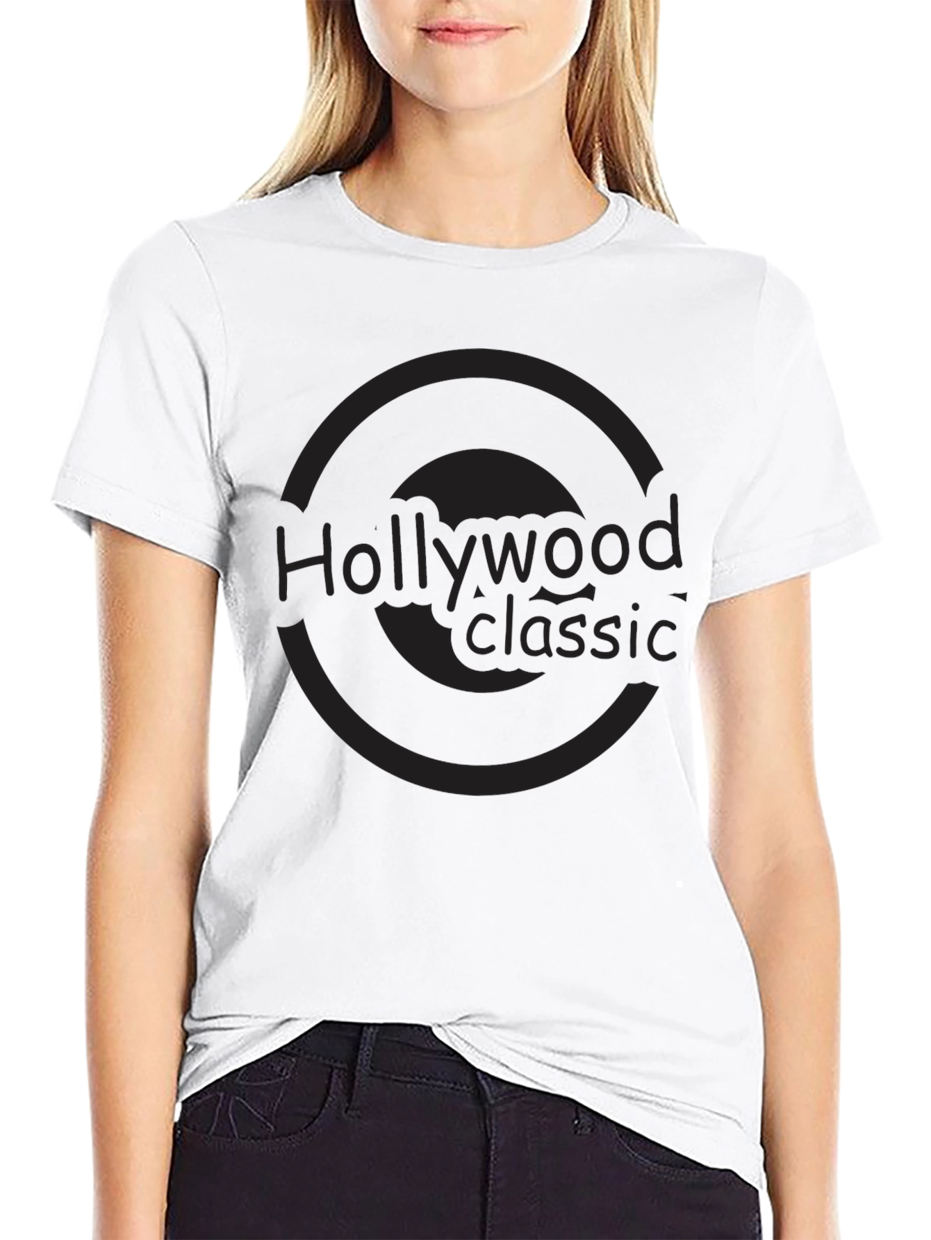 Hollywood Classic Black T-Shirt