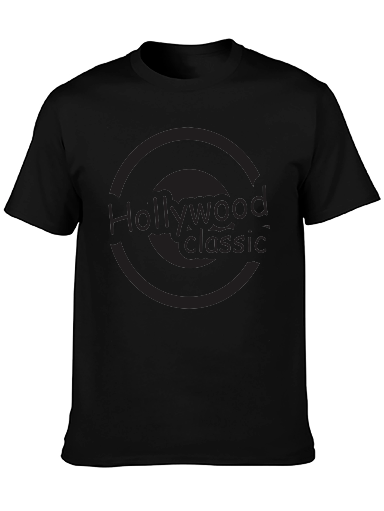 Hollywood Classic Black T-Shirt