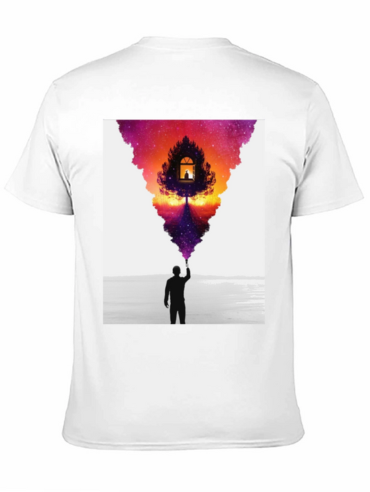 Artistic Vision T-Shirt - Painter Silhouette Design