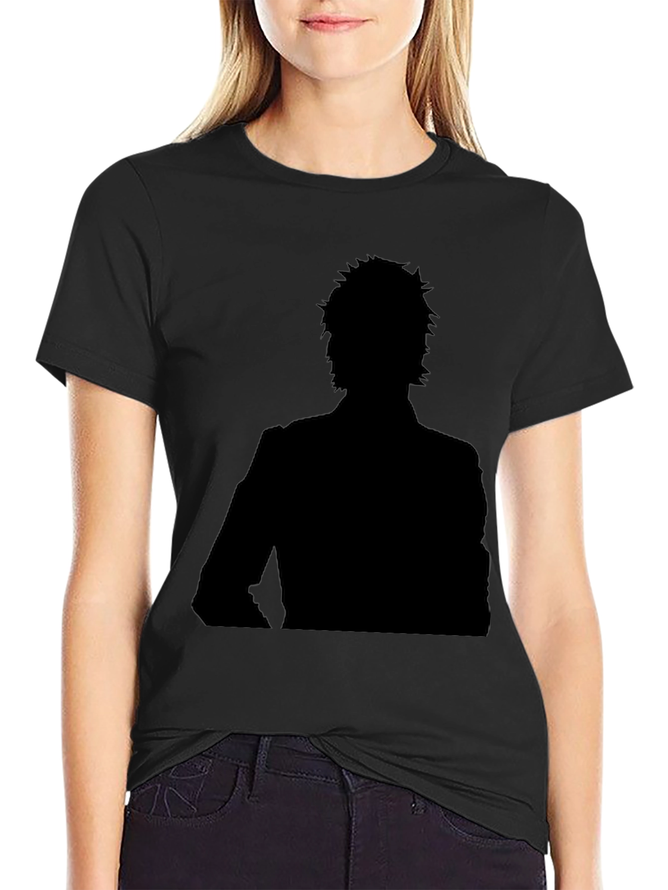 Silhouette Graphic Black T-Shirt