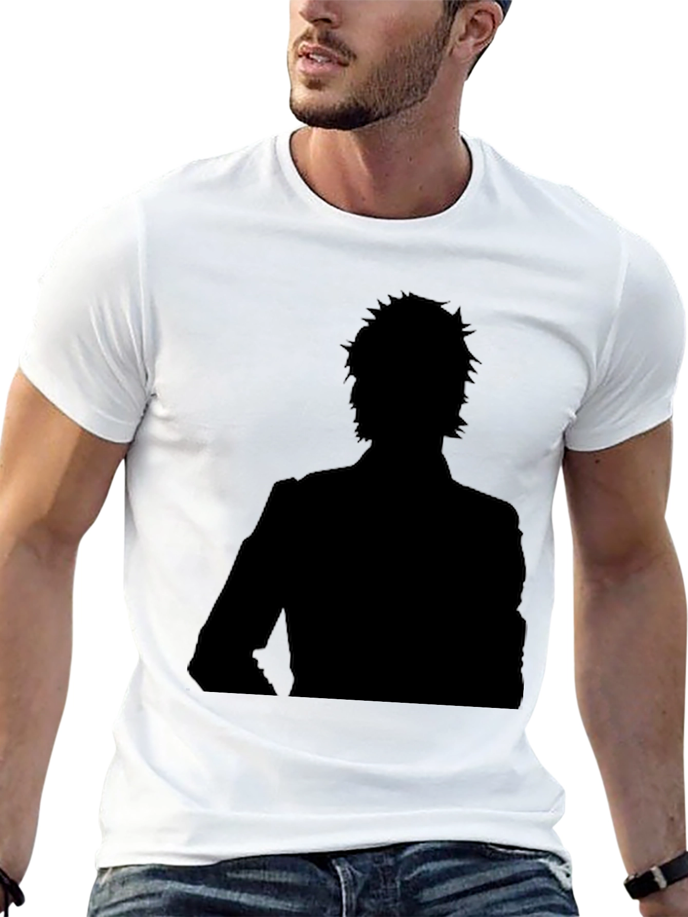 Silhouette Graphic Black T-Shirt