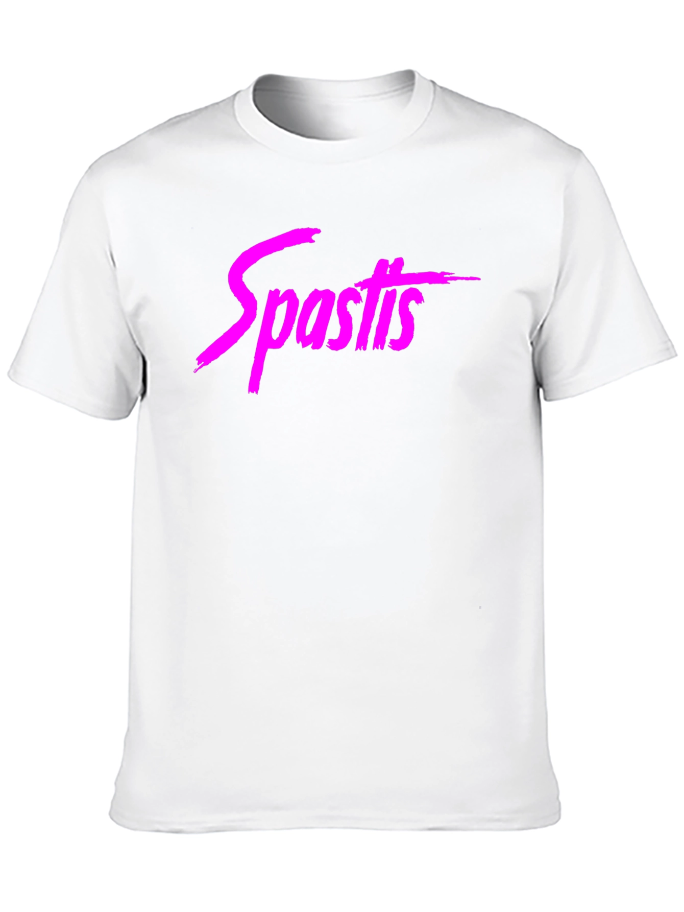 Spastis Graphic T-Shirt - Black Casual Style