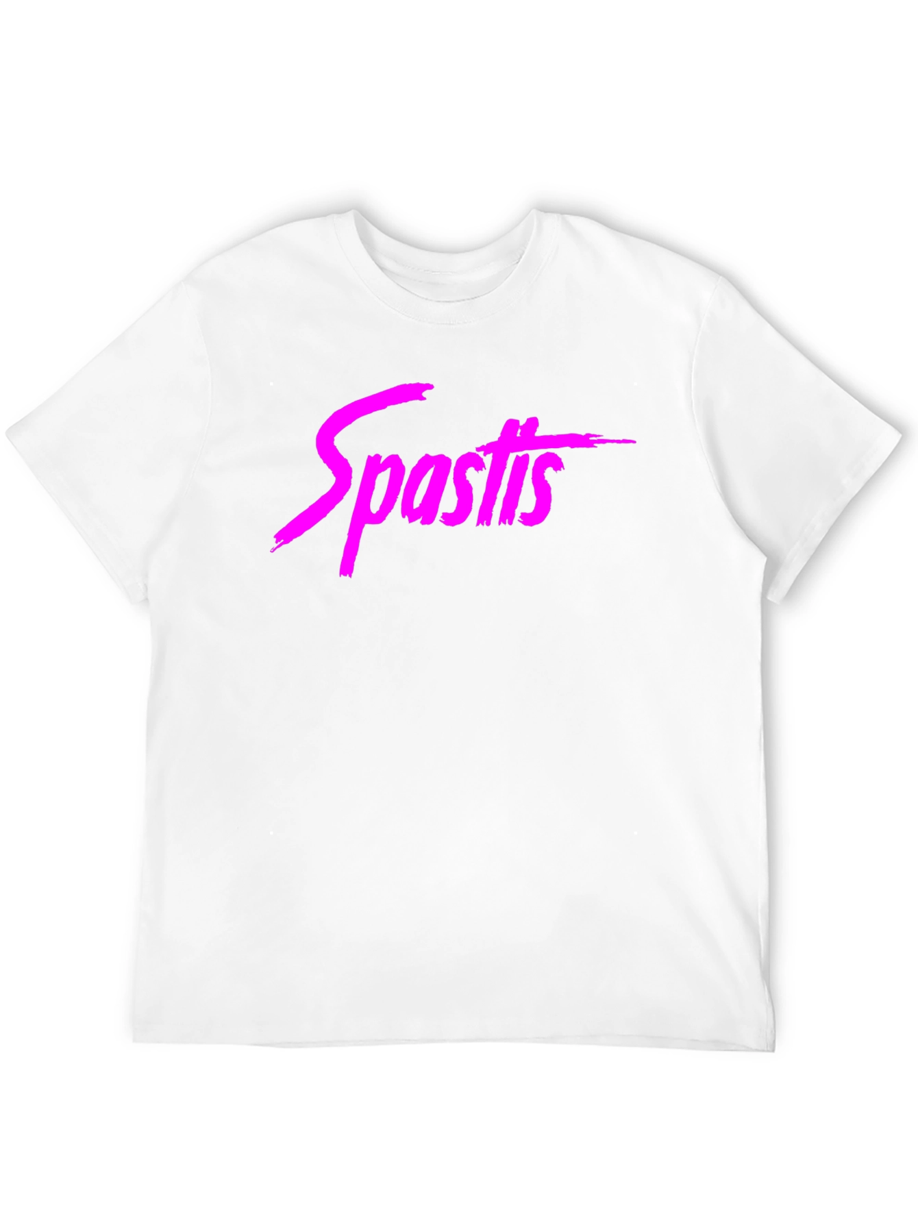 Spastis Graphic T-Shirt - Black Casual Style