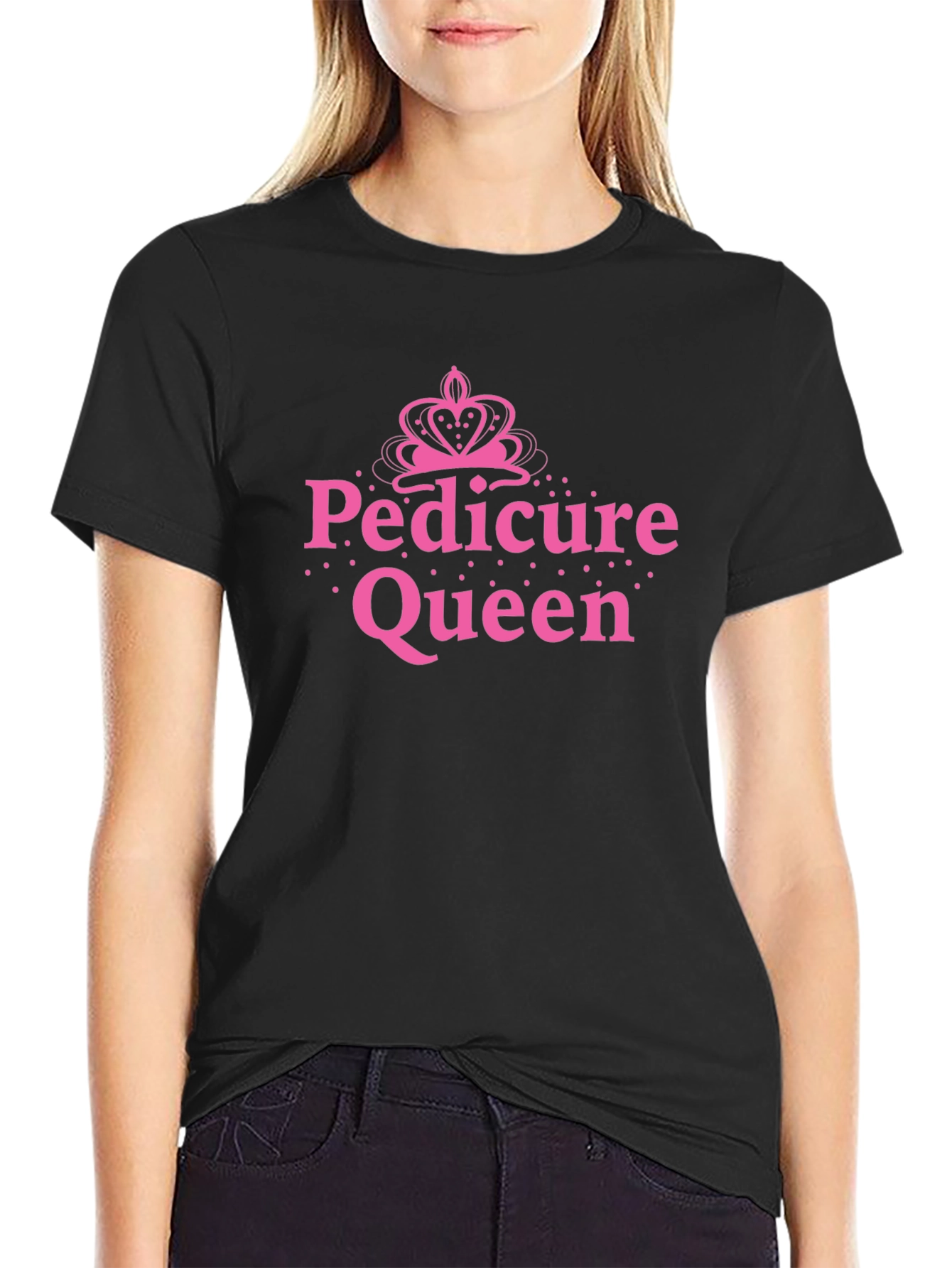 Pedicure Queen Black T-Shirt