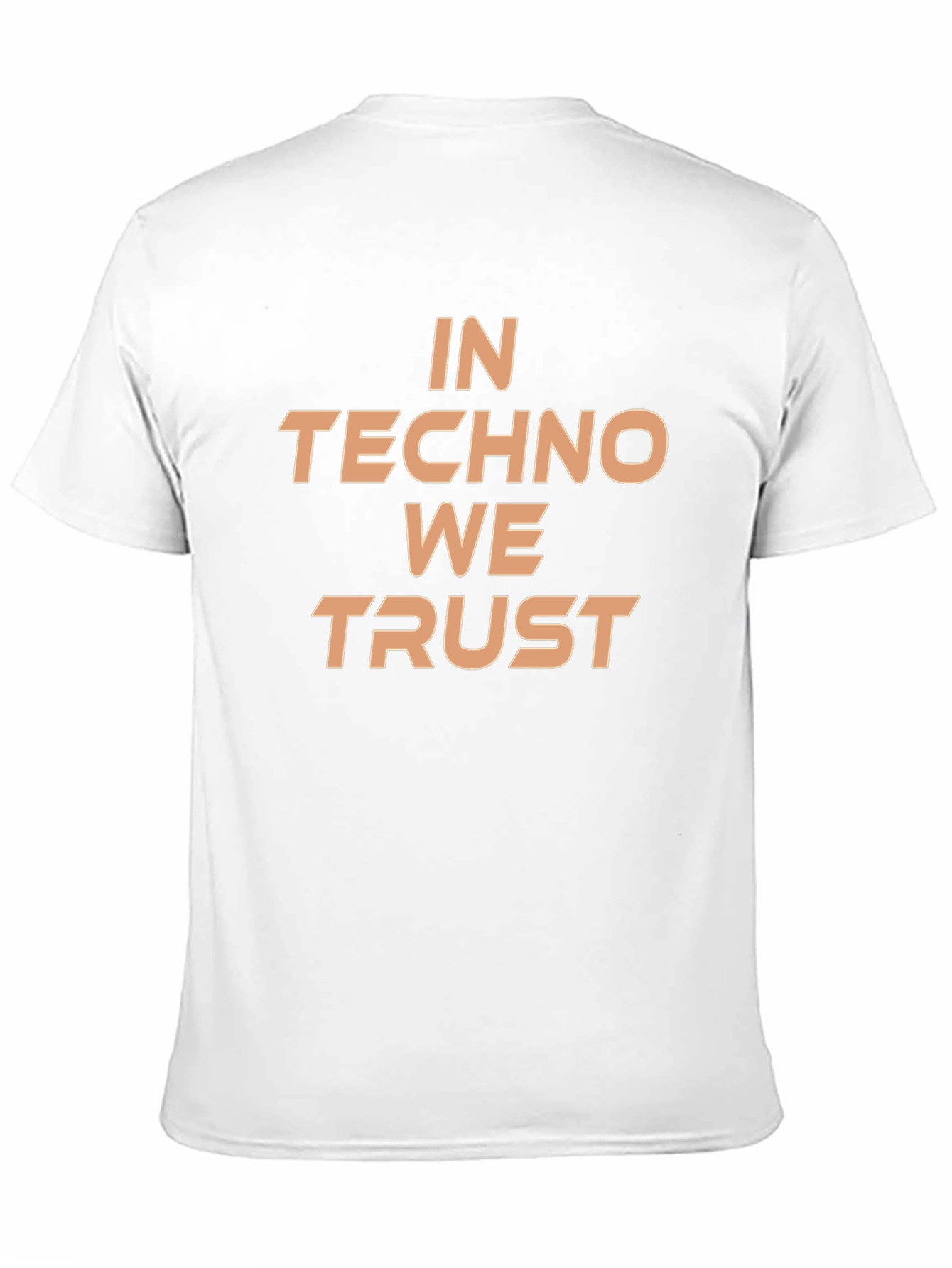 In Techno We Trust Black T-Shirt