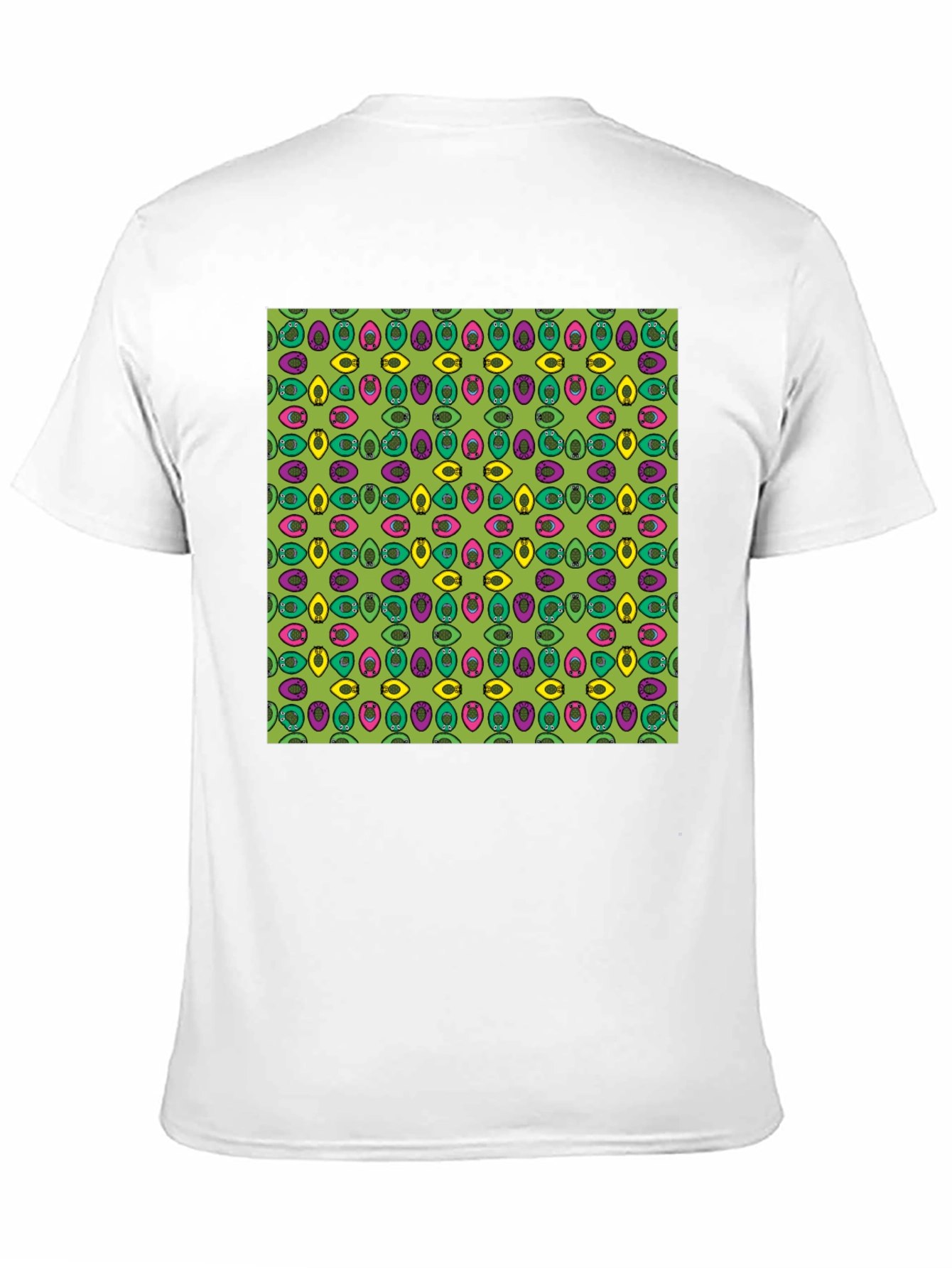 Funky Eye Pattern Tee - Retro Style