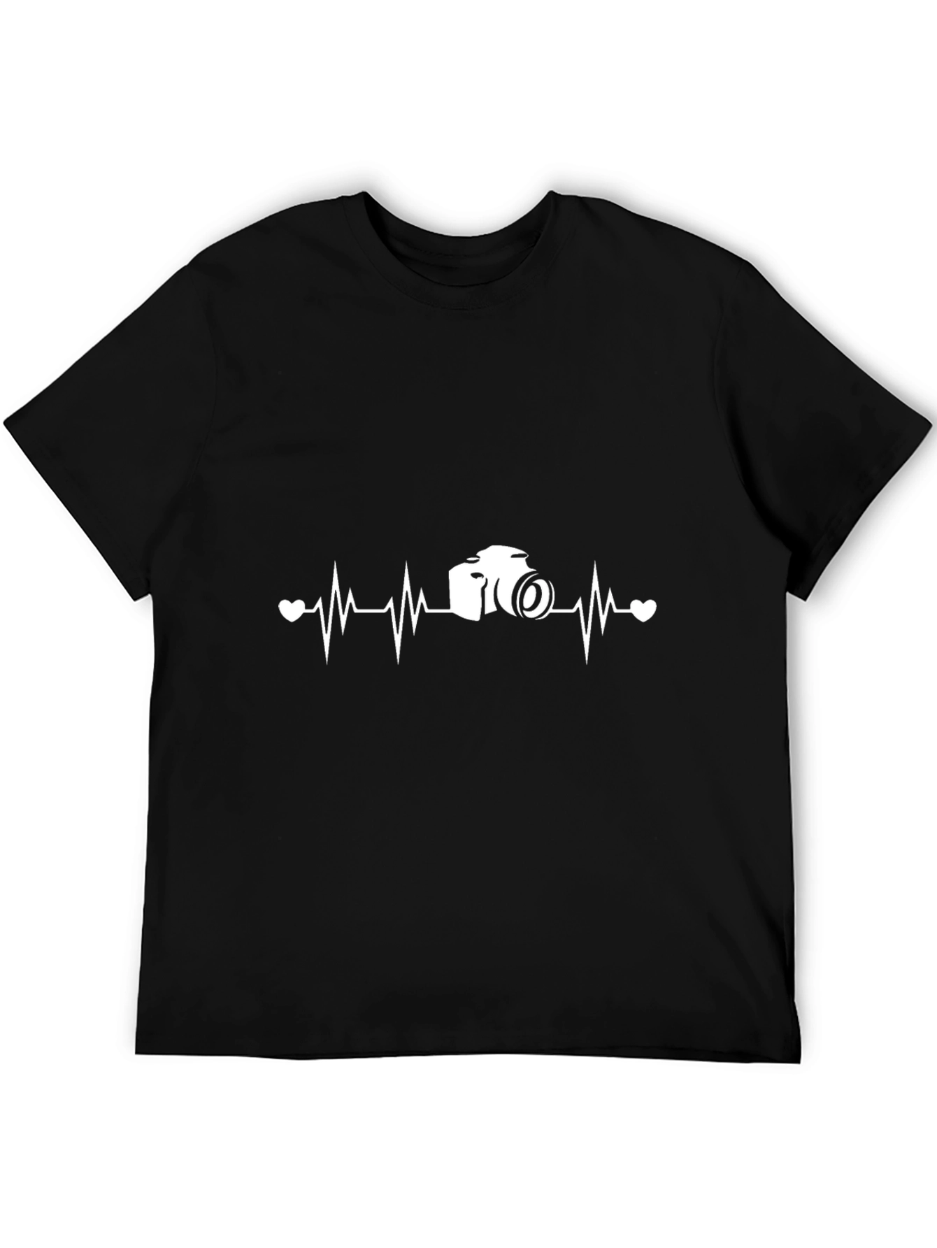 Camera Heartbeat T-Shirt - Photography Lover