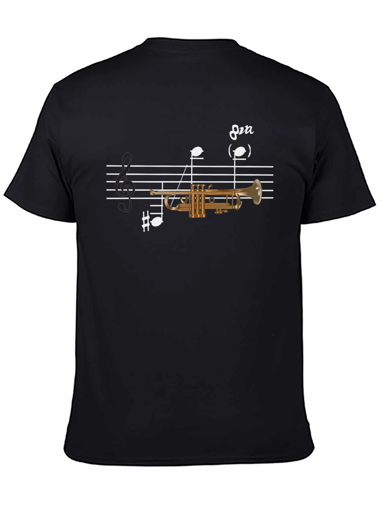 Trumpet Music Tee - Musicians Graphic T-Shirt