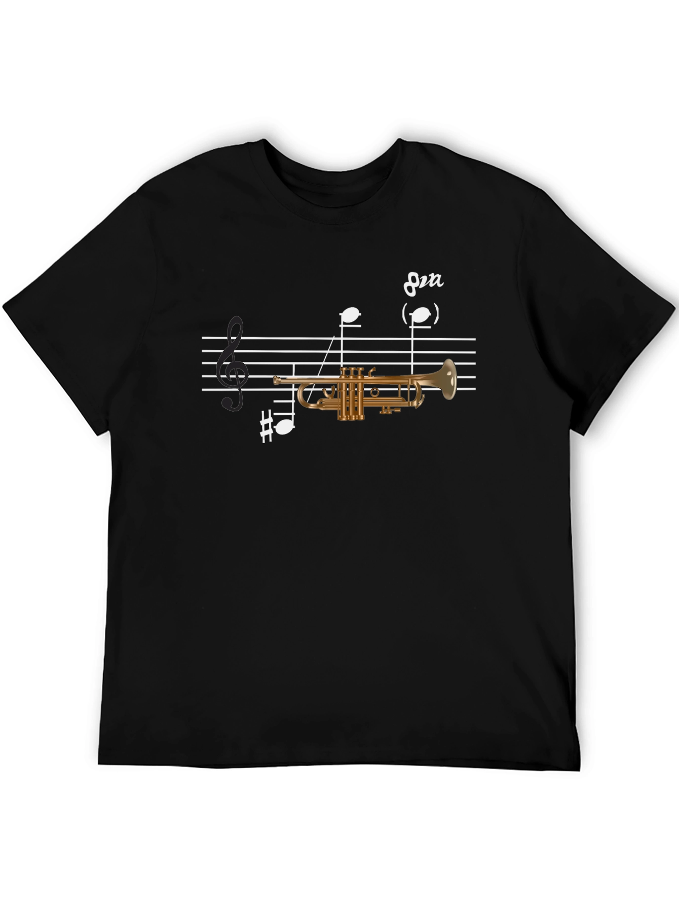 Trumpet Music Tee - Musicians Graphic T-Shirt