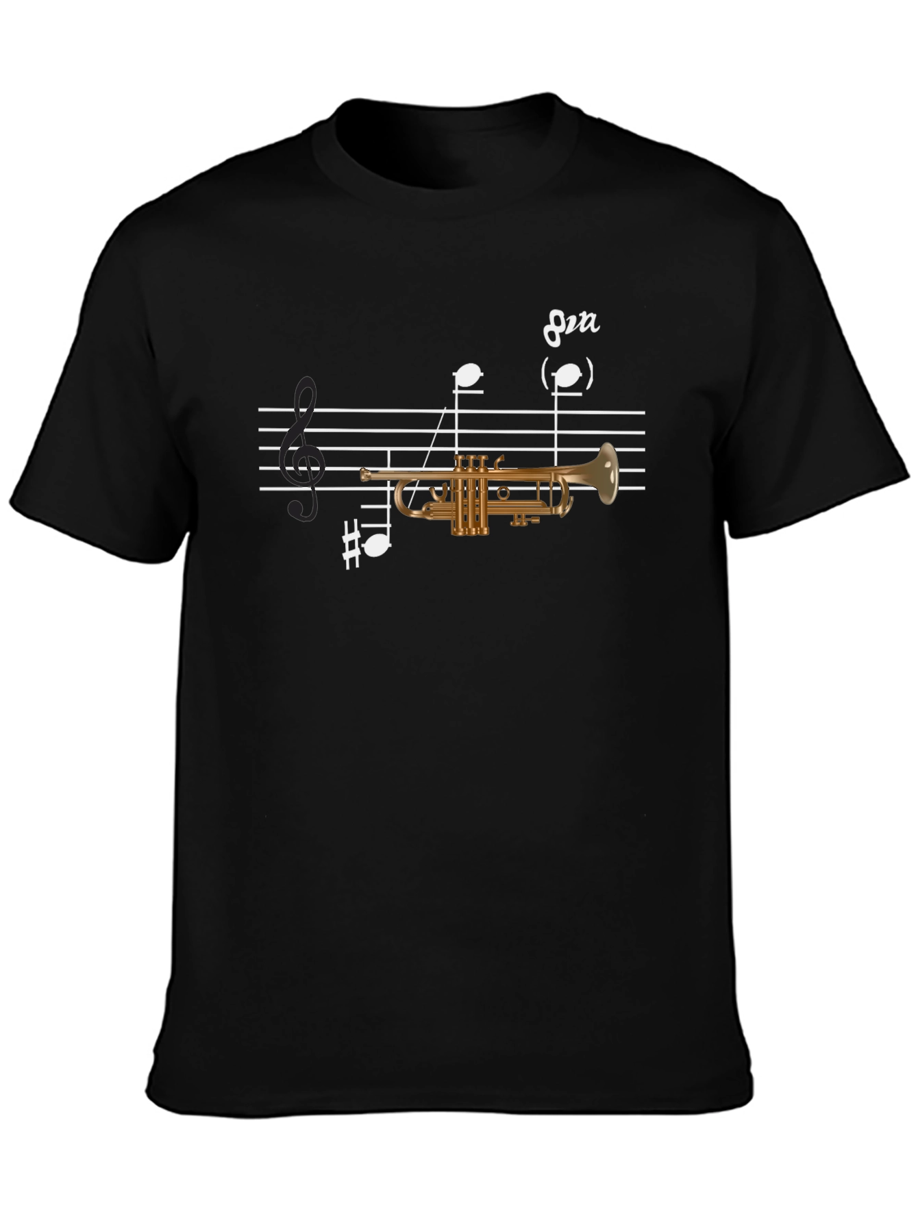 Trumpet Music Tee - Musicians Graphic T-Shirt