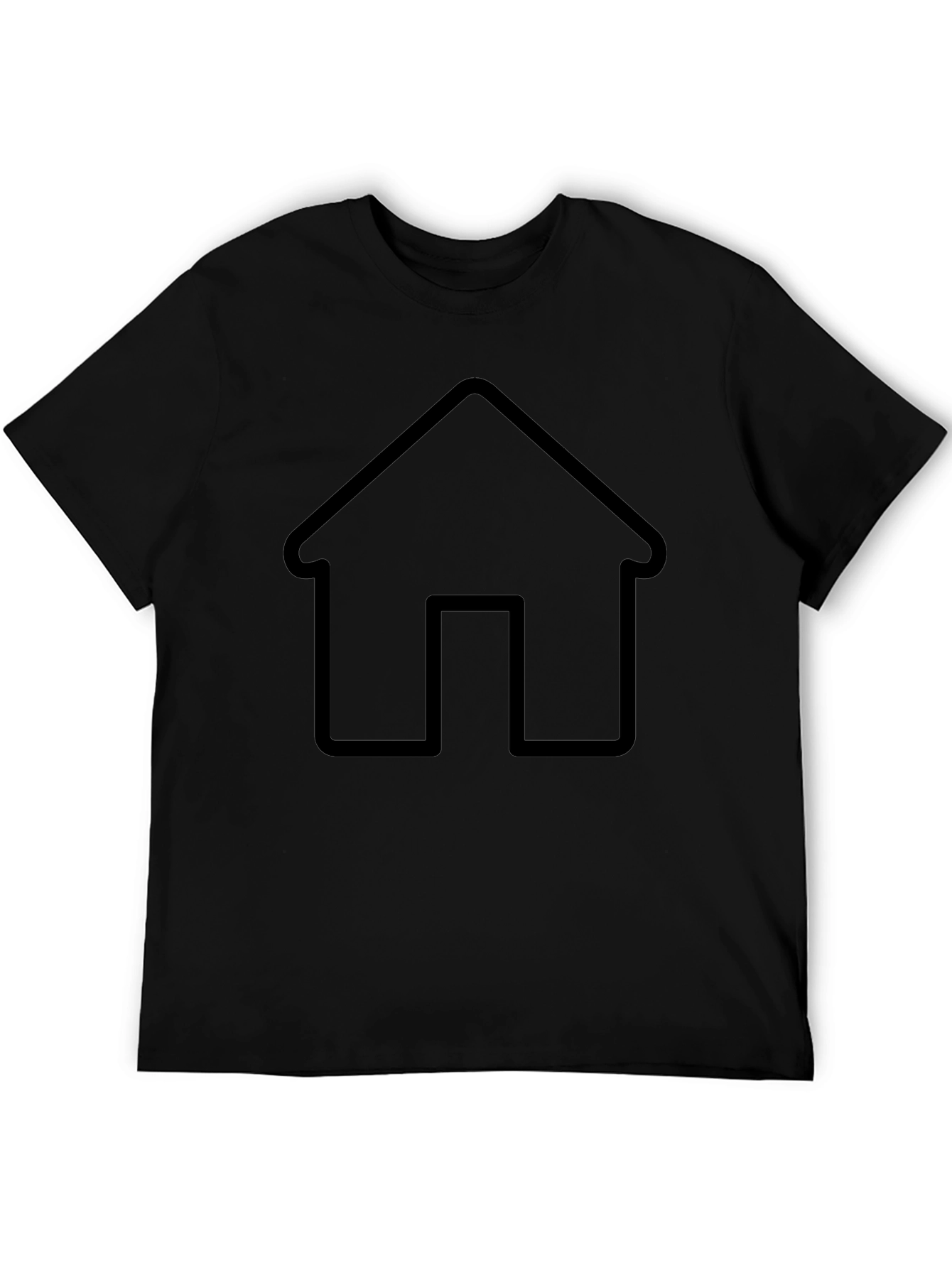 Home Graphic Black T-Shirt