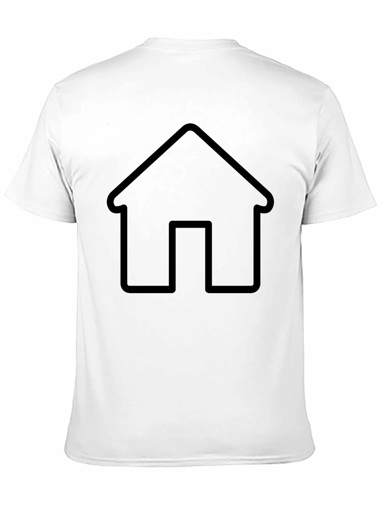 Home Graphic Black T-Shirt