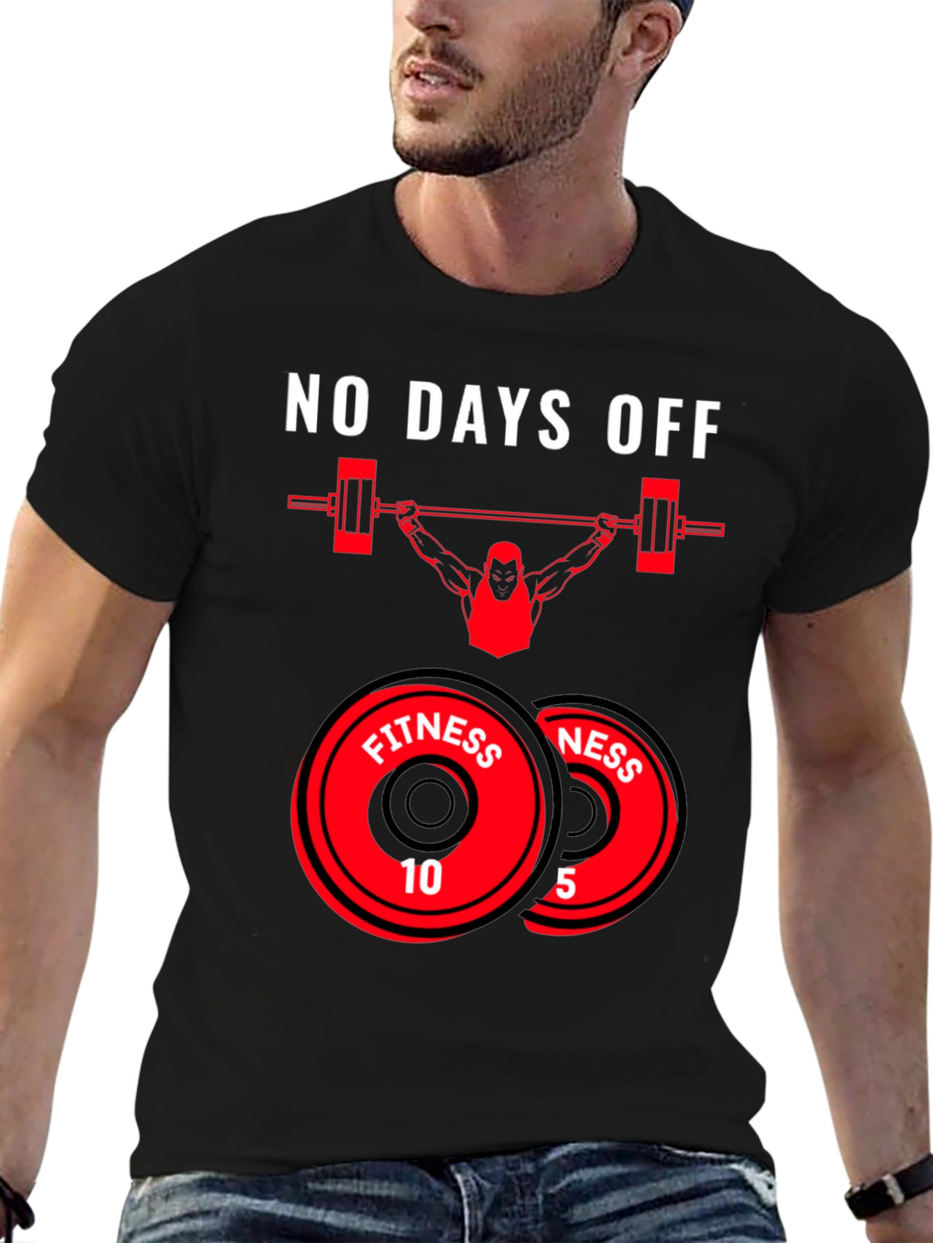 No Days Off Fitness T-Shirt