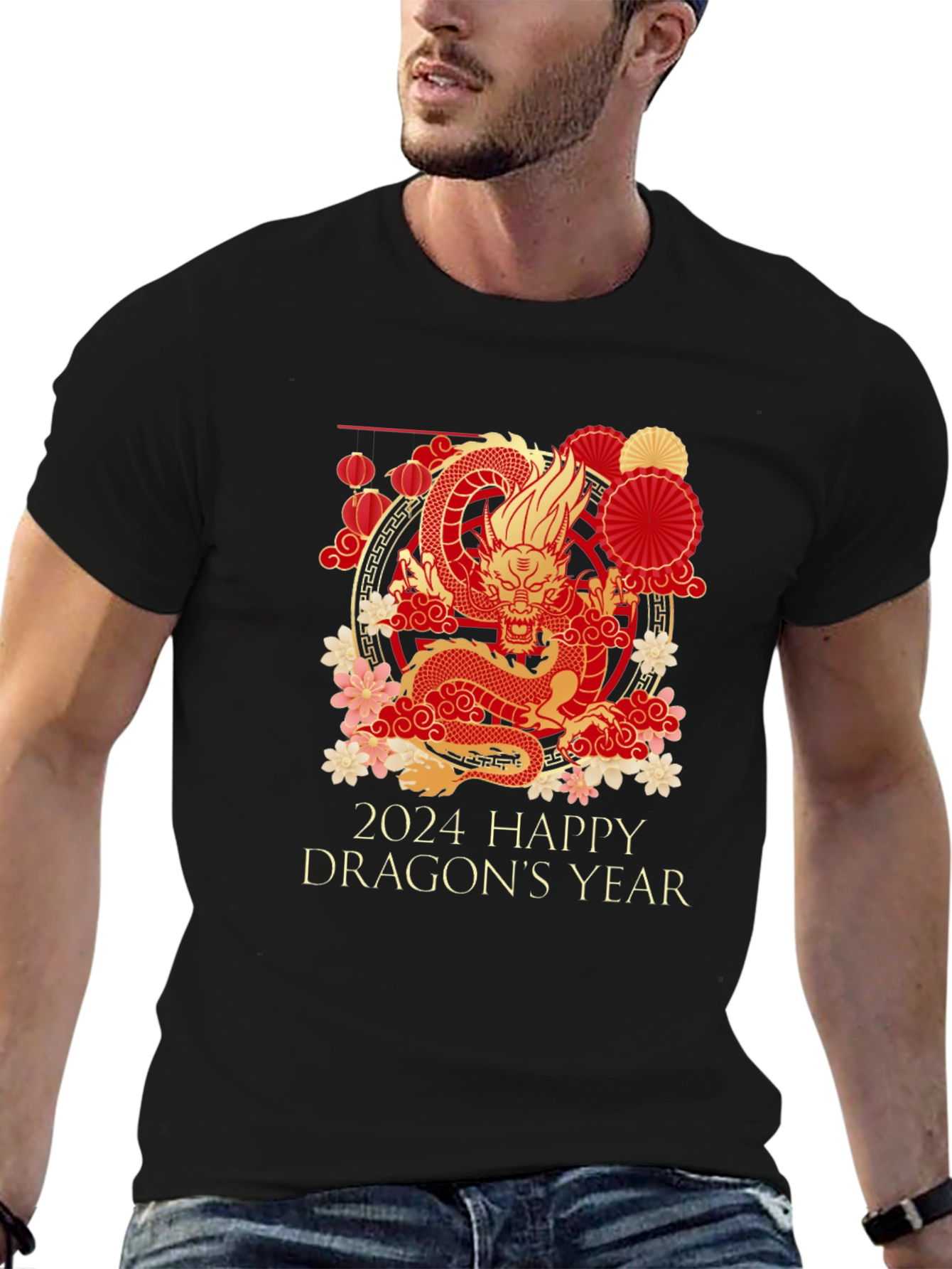 2024 Year of the Dragon Graphic T-Shirt