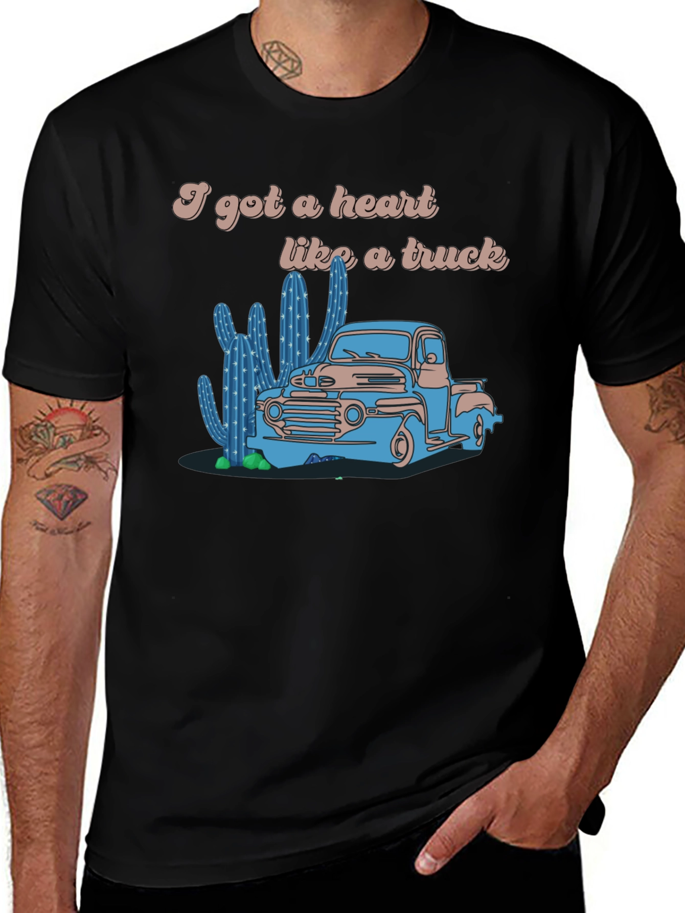 Heart Like a Truck T-Shirt - Country Style Tee