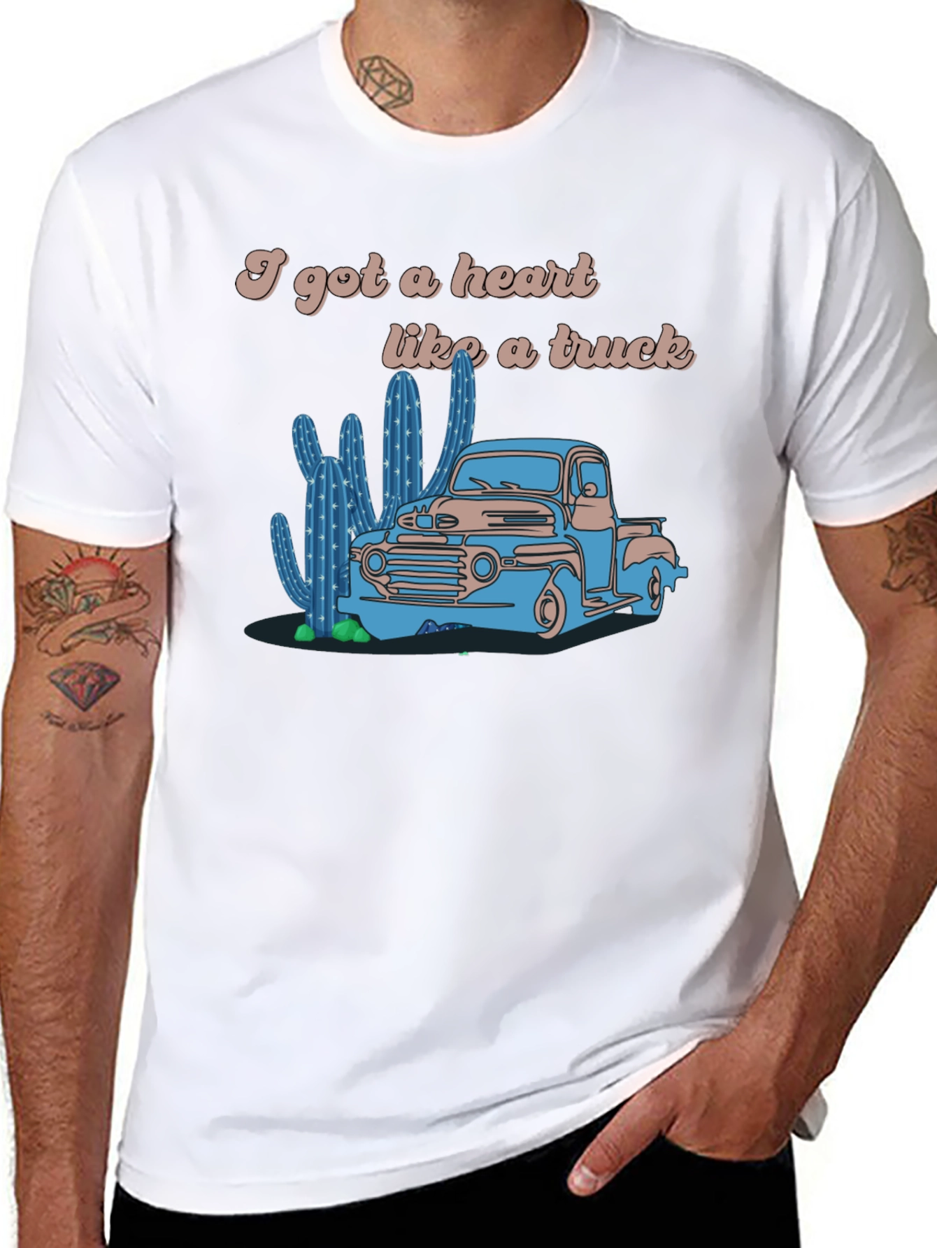 Heart Like a Truck T-Shirt - Country Style Tee
