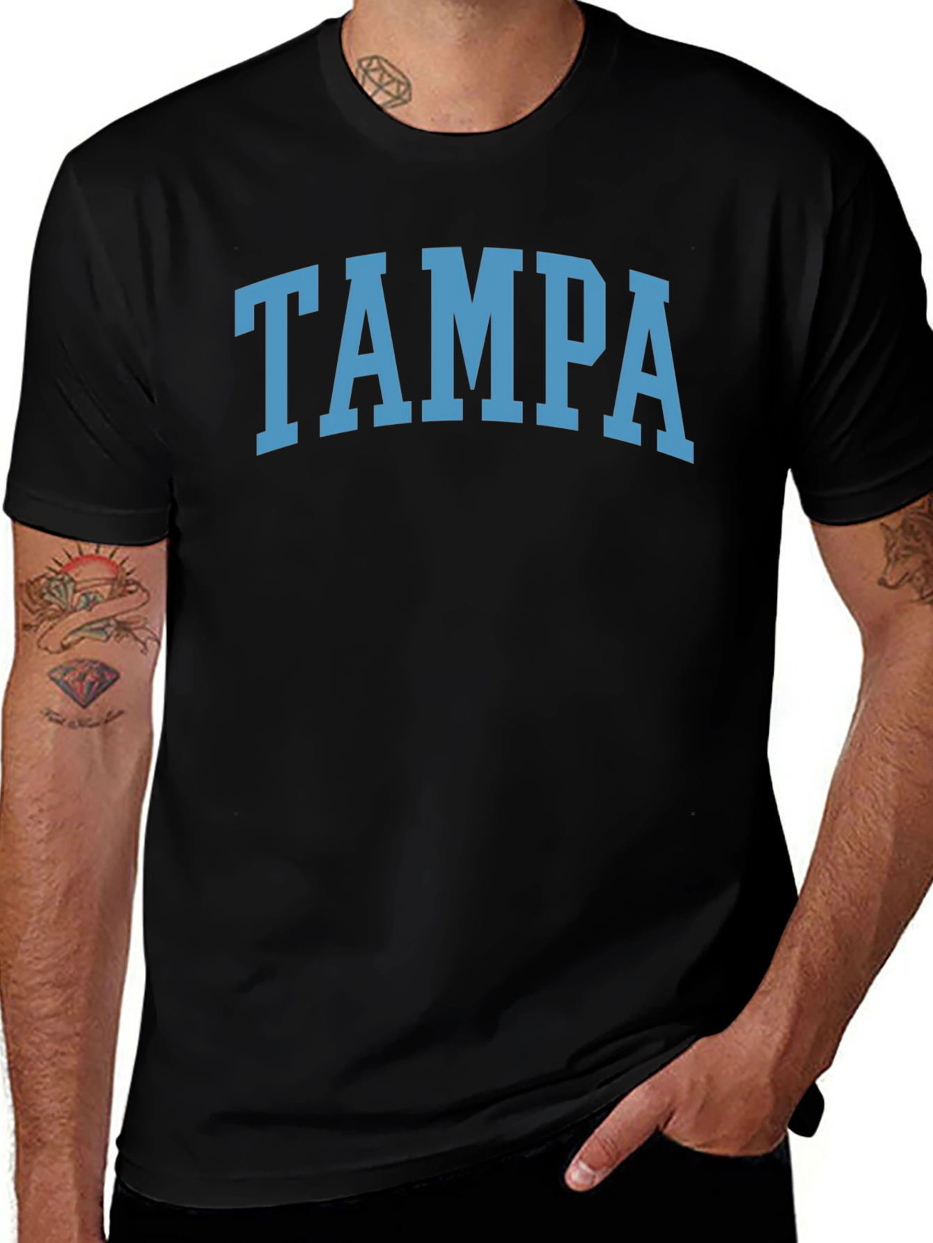 Tampa Text Graphic T-Shirt