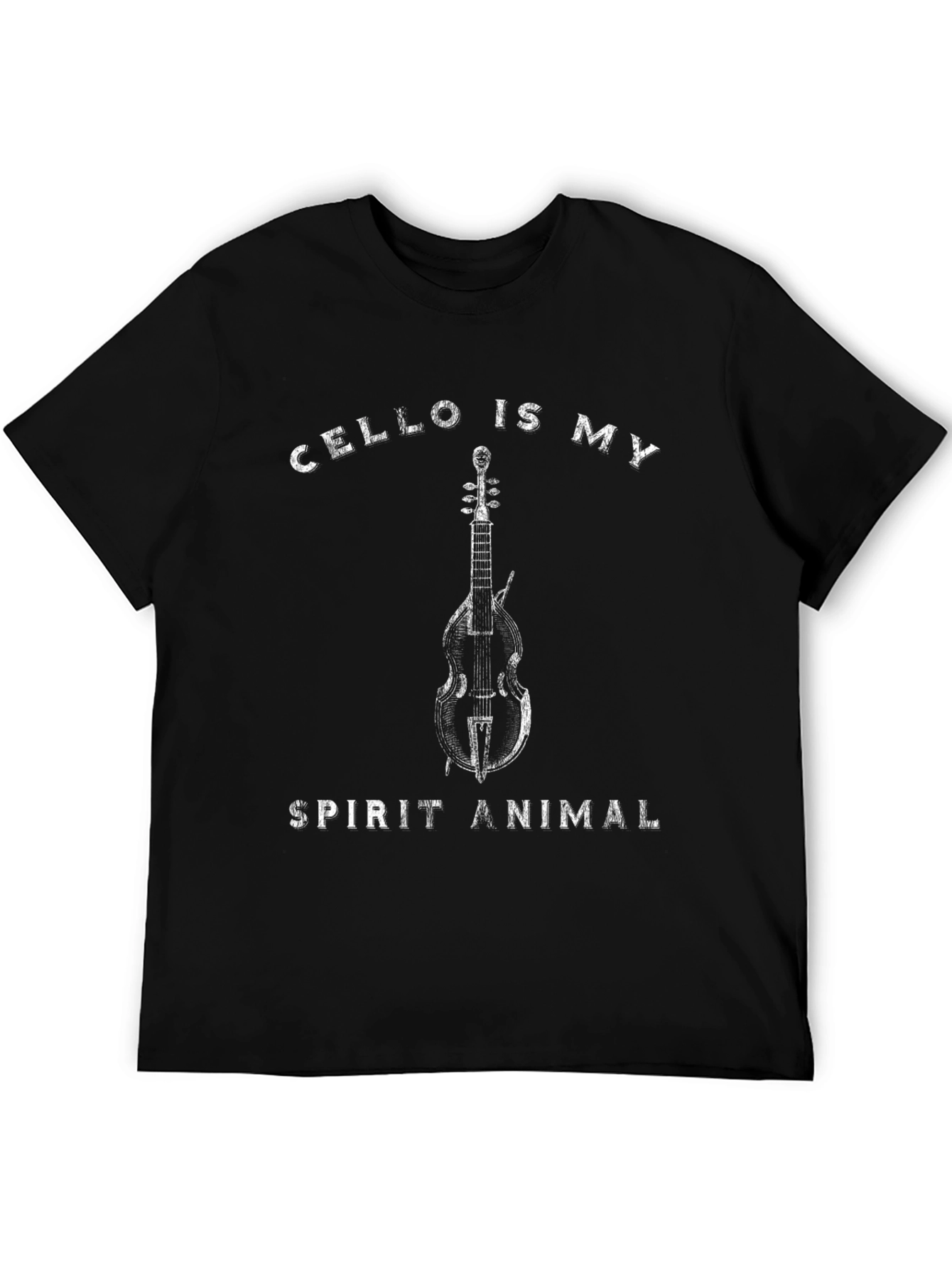 Cello Spirit Animal Graphic Tee - Black