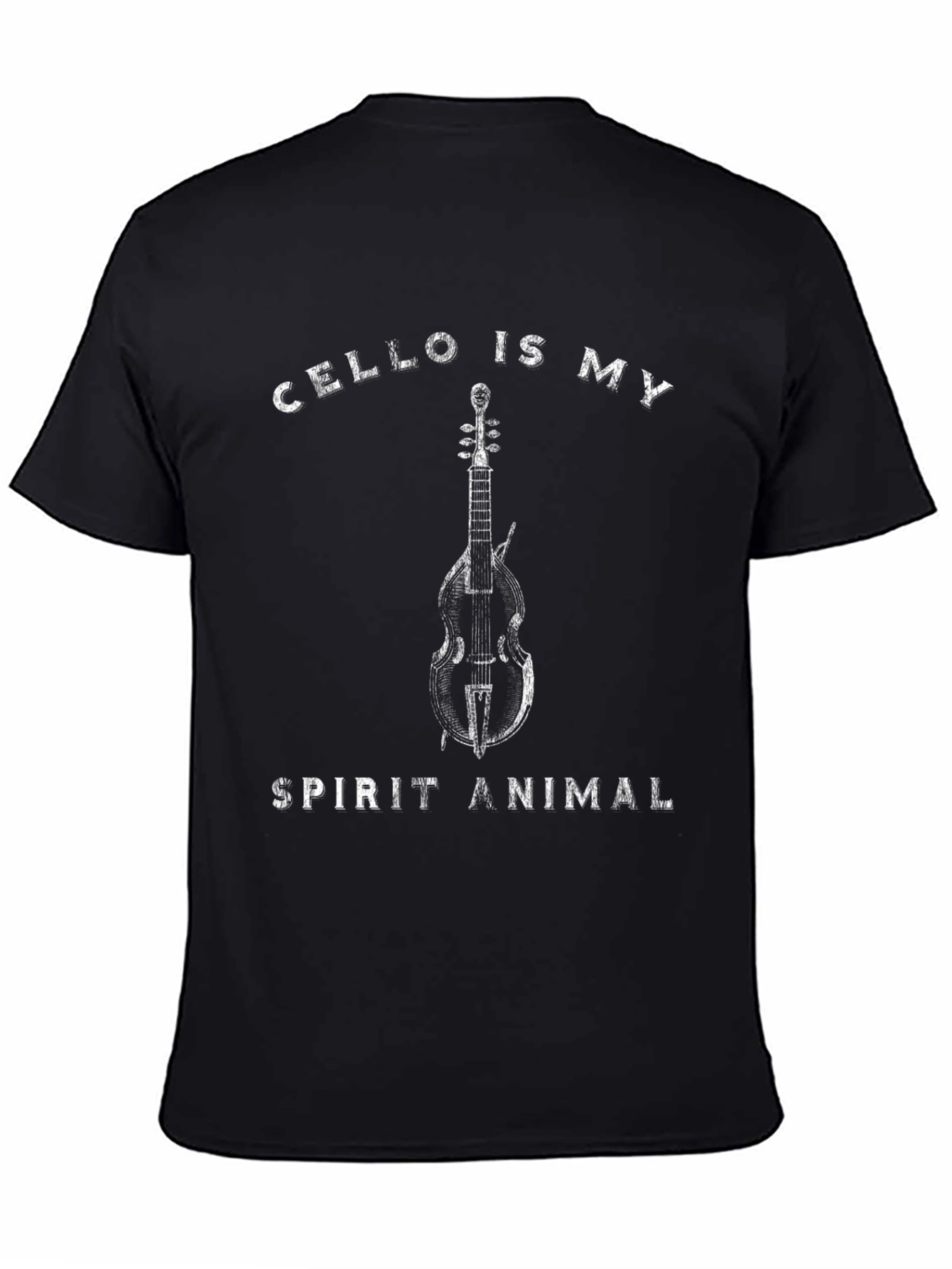 Cello Spirit Animal Graphic Tee - Black