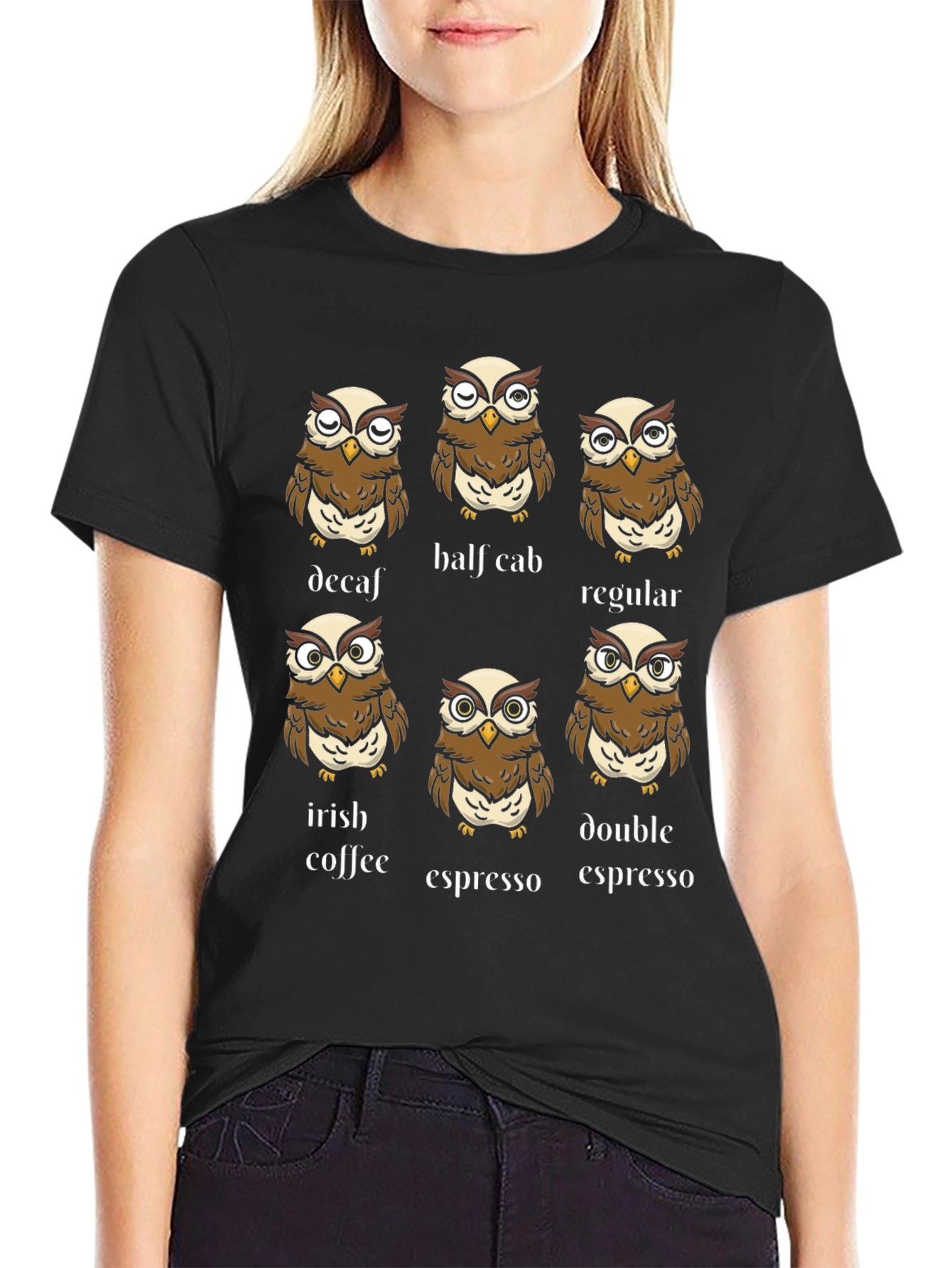 Coffee Owl T-Shirt: Espresso Decaf and More!