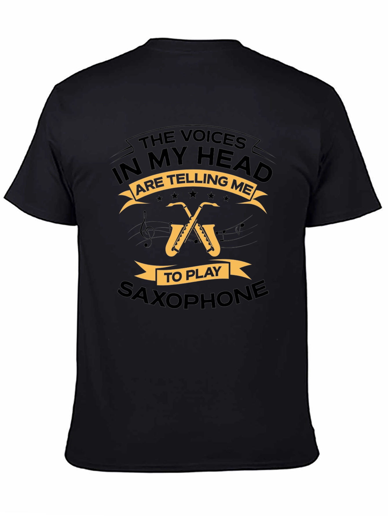 Saxophone T-Shirt - The Voices In My Head