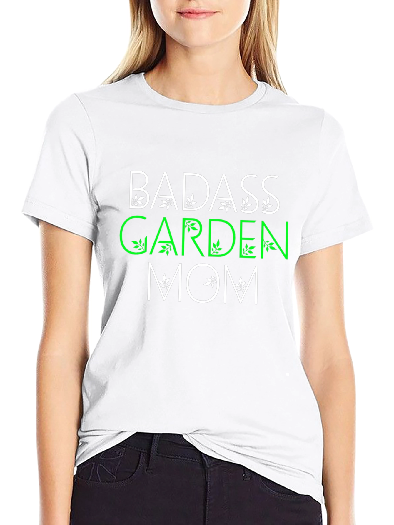 Badass Garden Mom Graphic T-Shirt