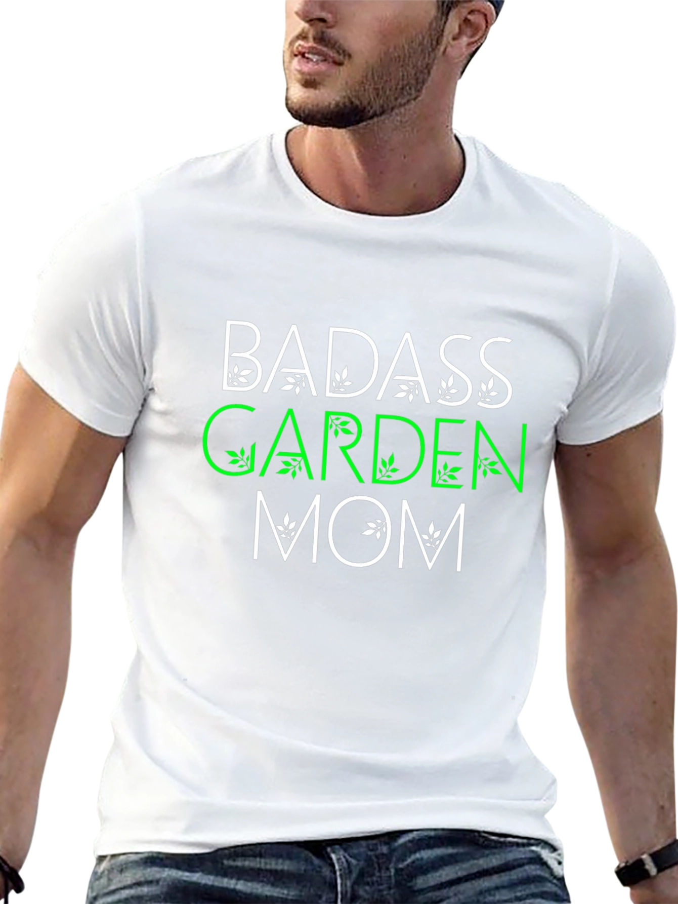 Badass Garden Mom Graphic T-Shirt