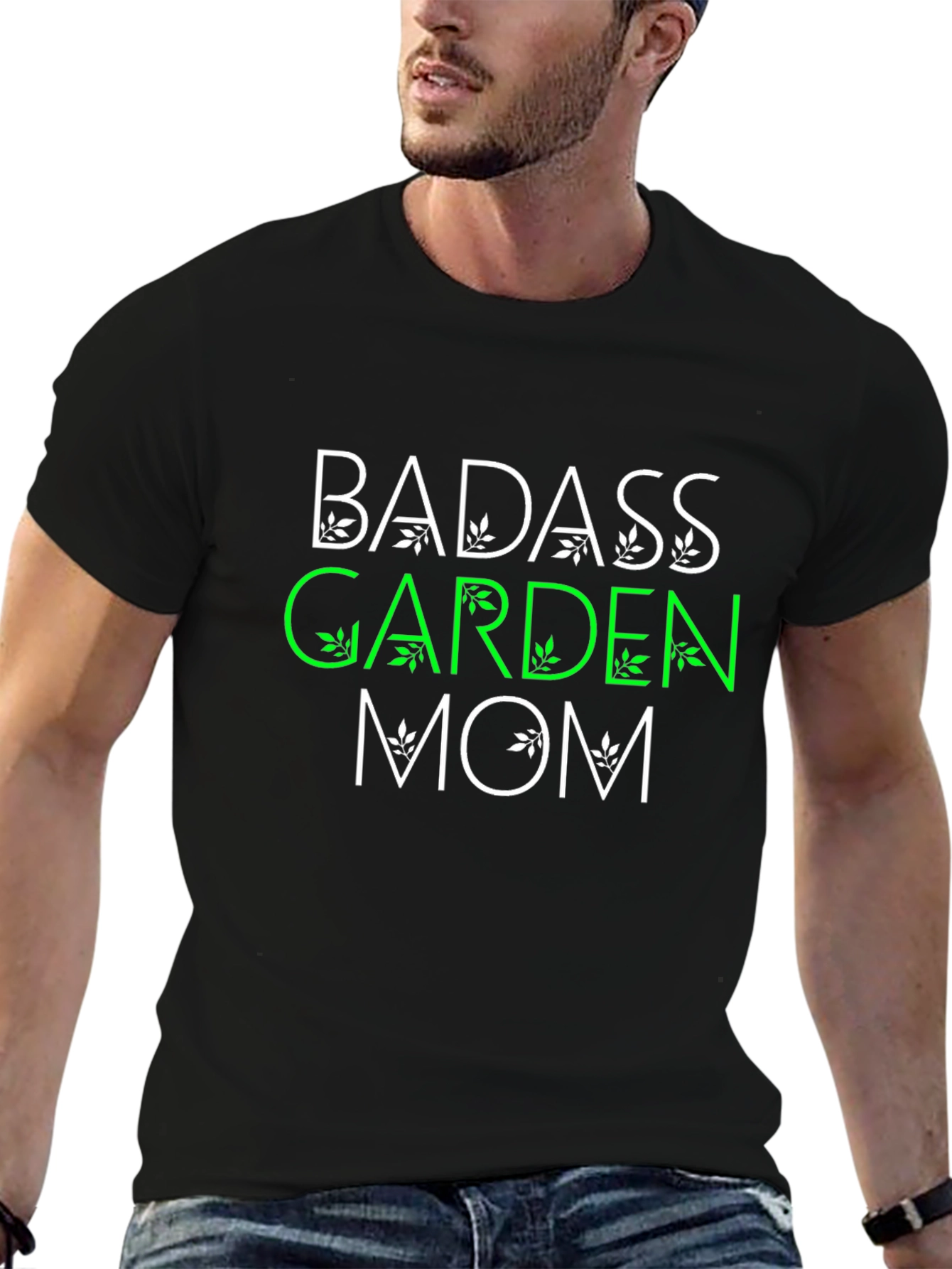 Badass Garden Mom Graphic T-Shirt