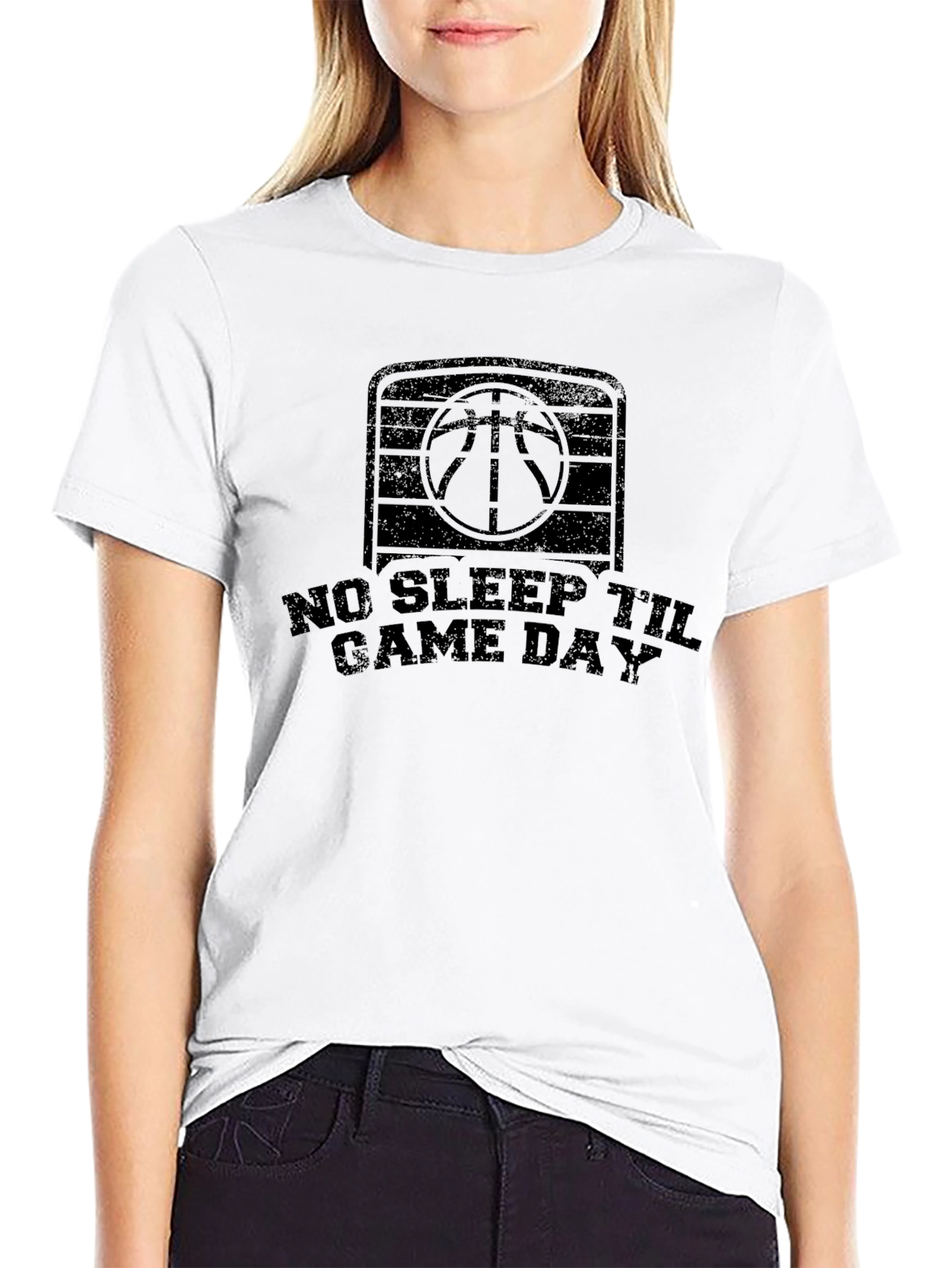 No Sleep Til Game Day Black T-Shirt