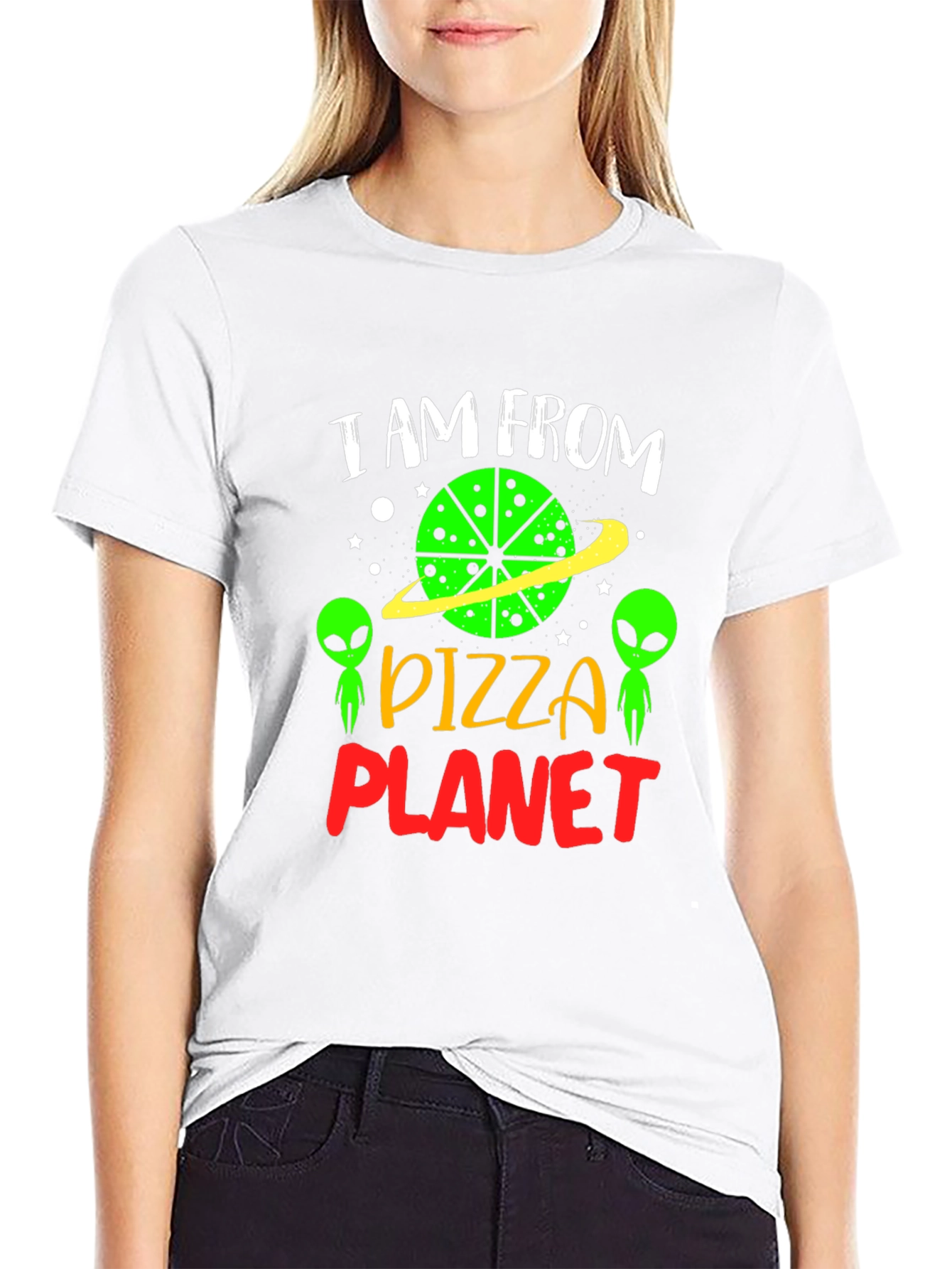 Pizza Planet Alien Graphic T-Shirt