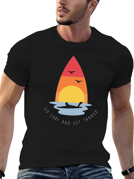 Surf & Tan Graphic Tee - Relaxed Fit