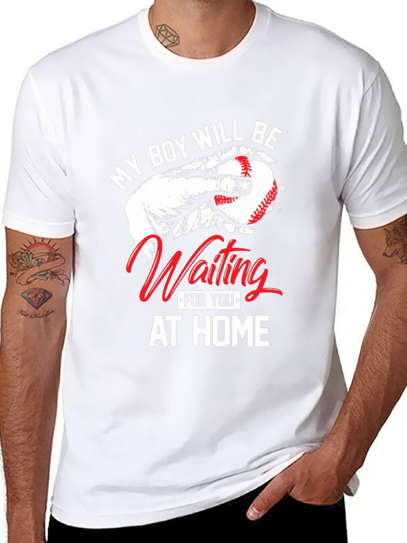 My Boy Will Be Waiting At Home T-Shirt