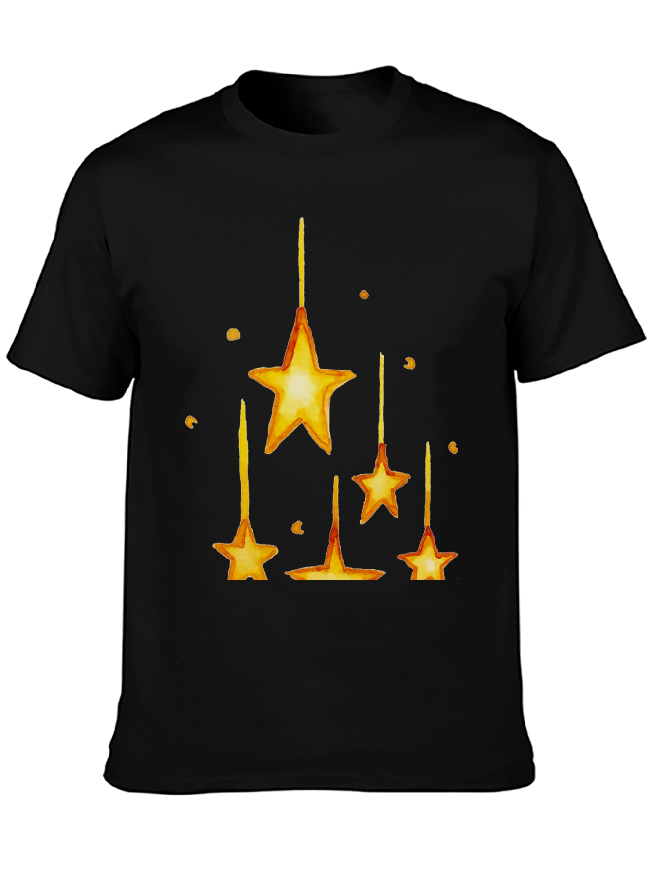 Starry Night T-Shirt - Black