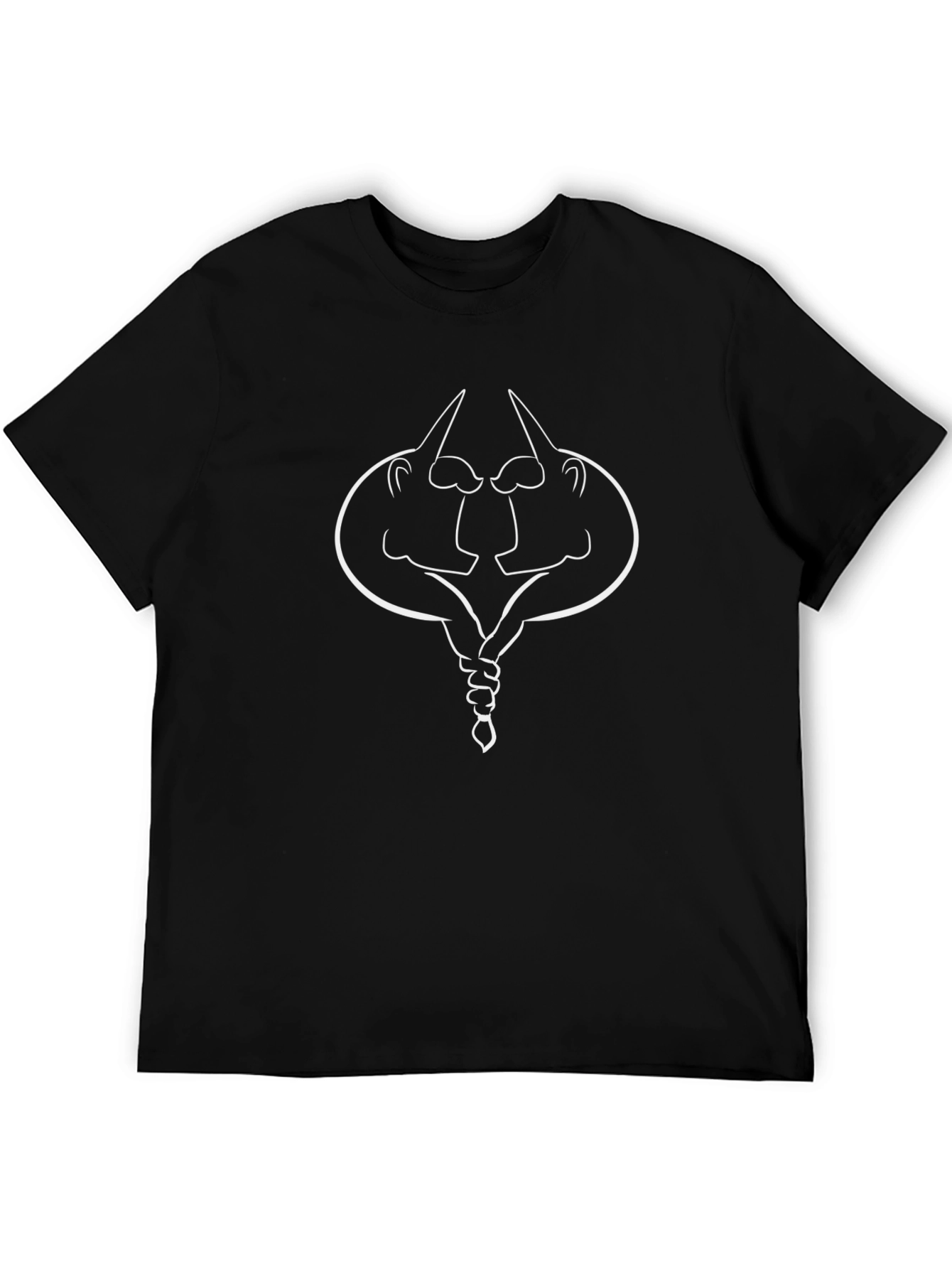 Unique Graphic Black T-Shirt