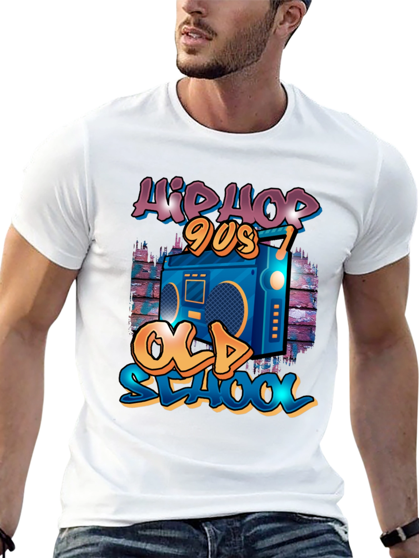 Hip Hop 90s Old School Graphic Tee