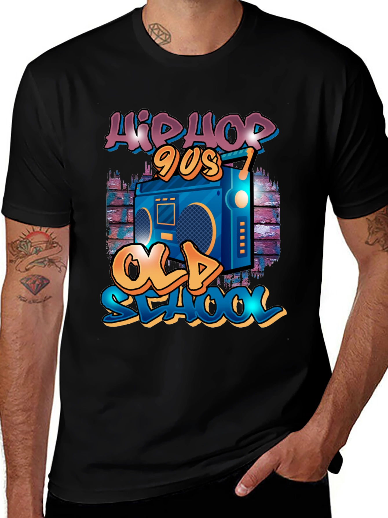 Hip Hop 90s Old School Graphic Tee