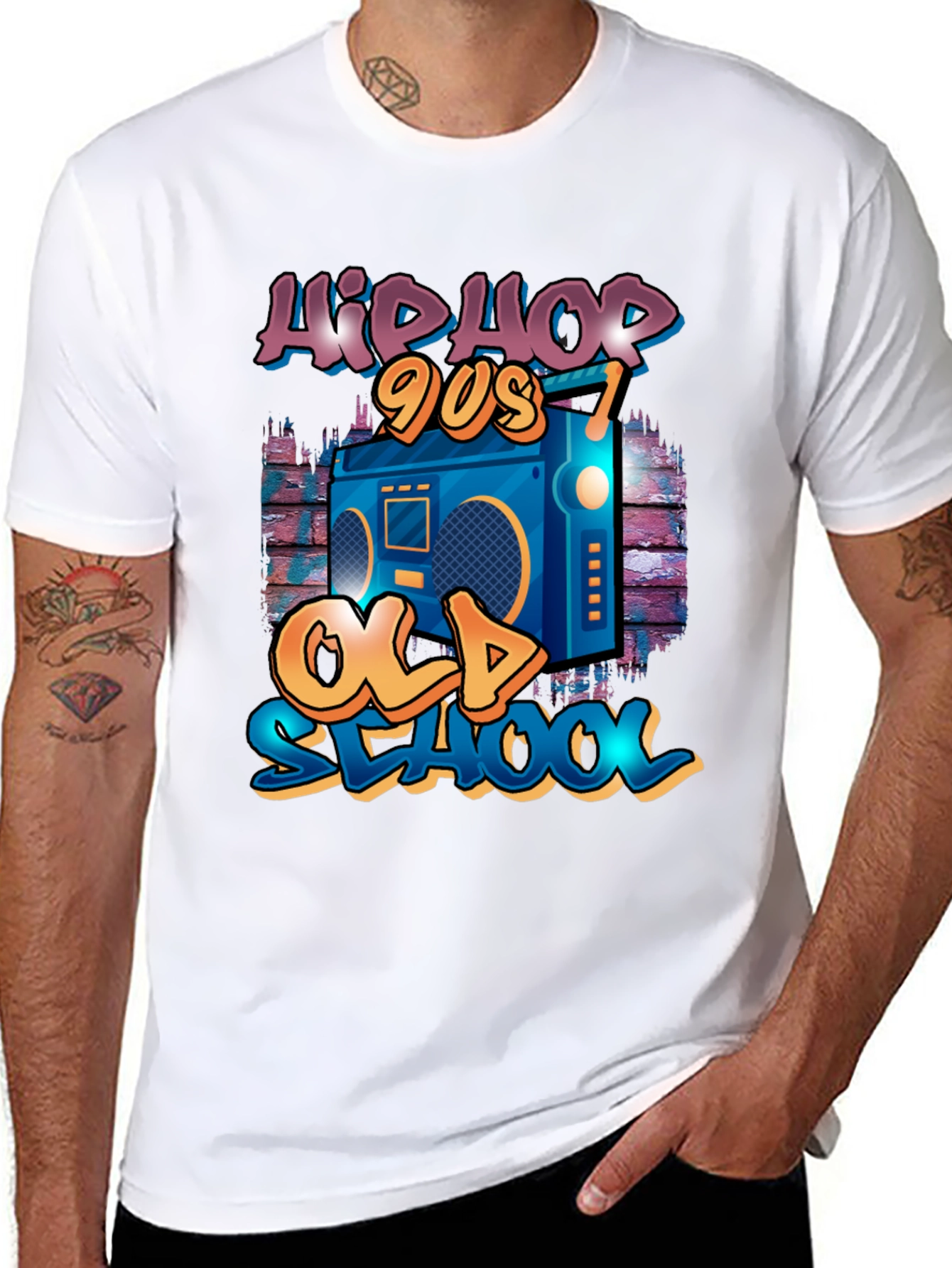 Hip Hop 90s Old School Graphic Tee