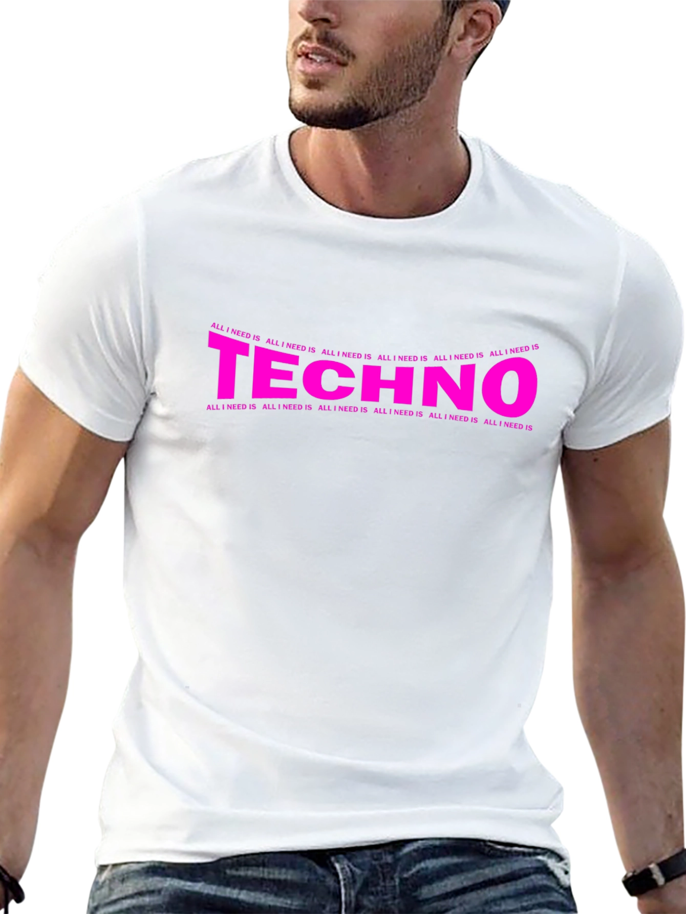 Techno Music T-Shirt - All I Need Is