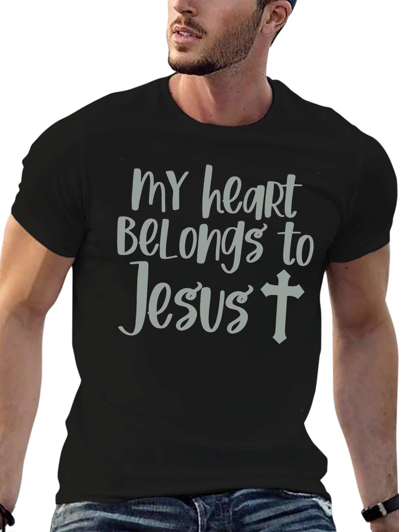 My Heart Belongs to Jesus Graphic T-Shirt