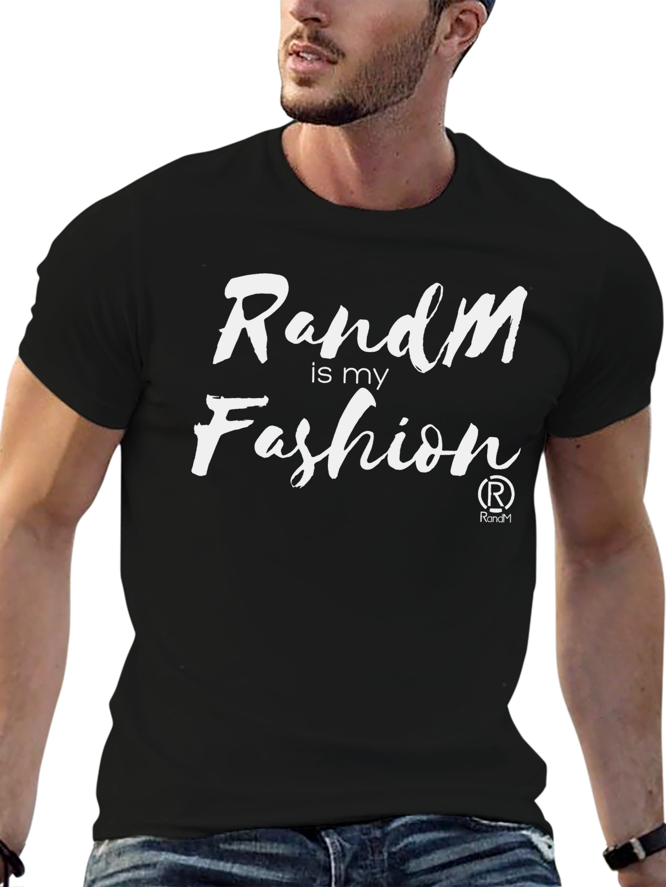 RandM is My Fashion Black Graphic Tee