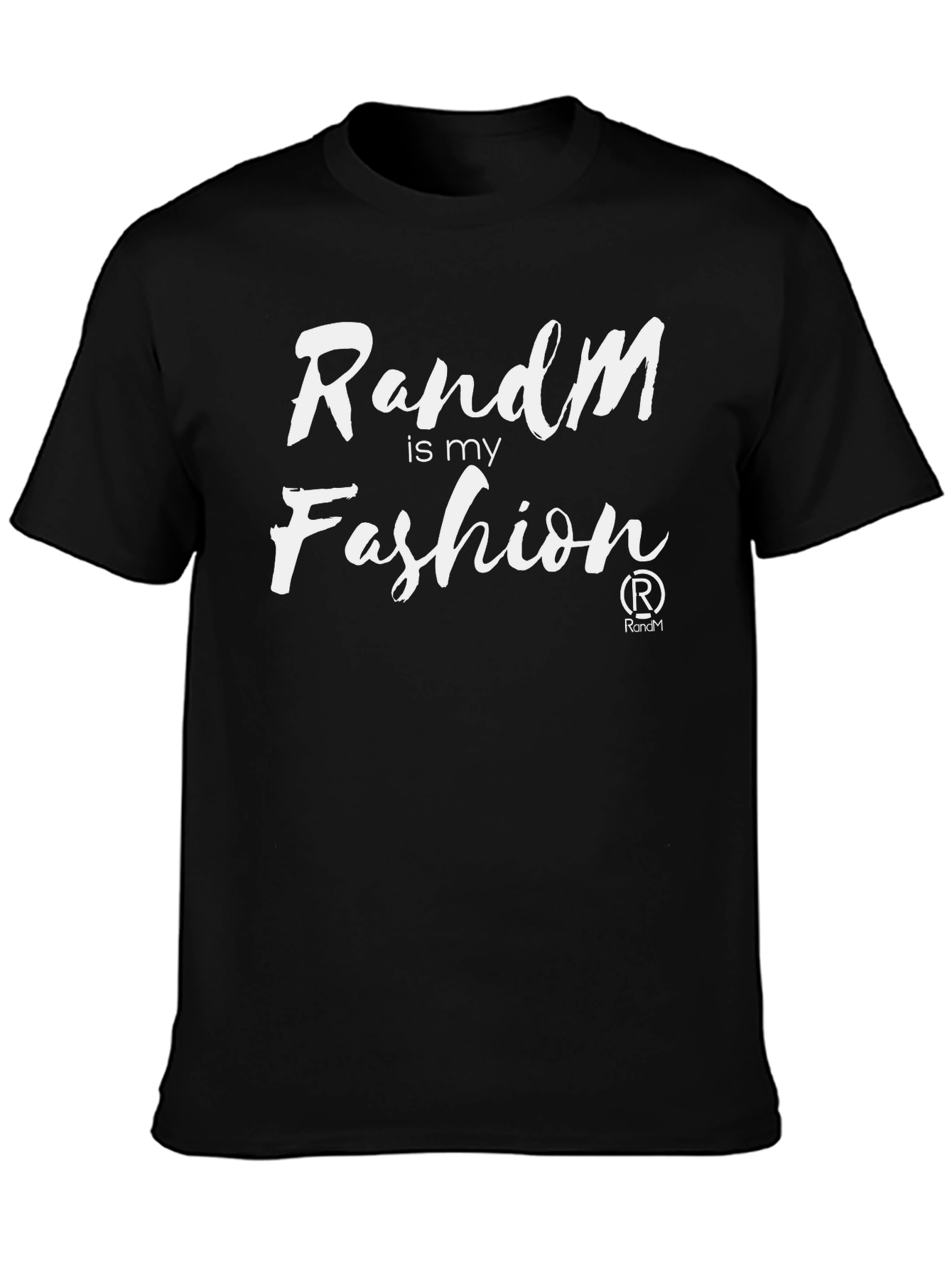 RandM is My Fashion Black Graphic Tee