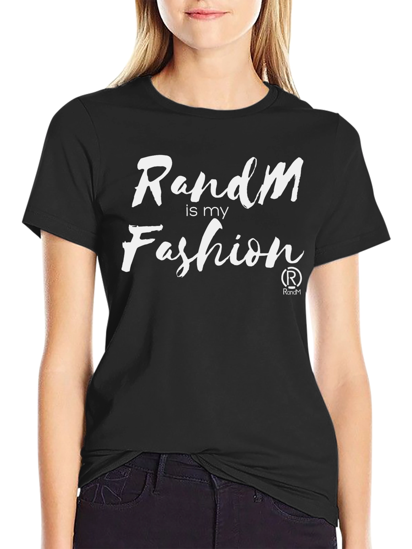 RandM is My Fashion Black Graphic Tee
