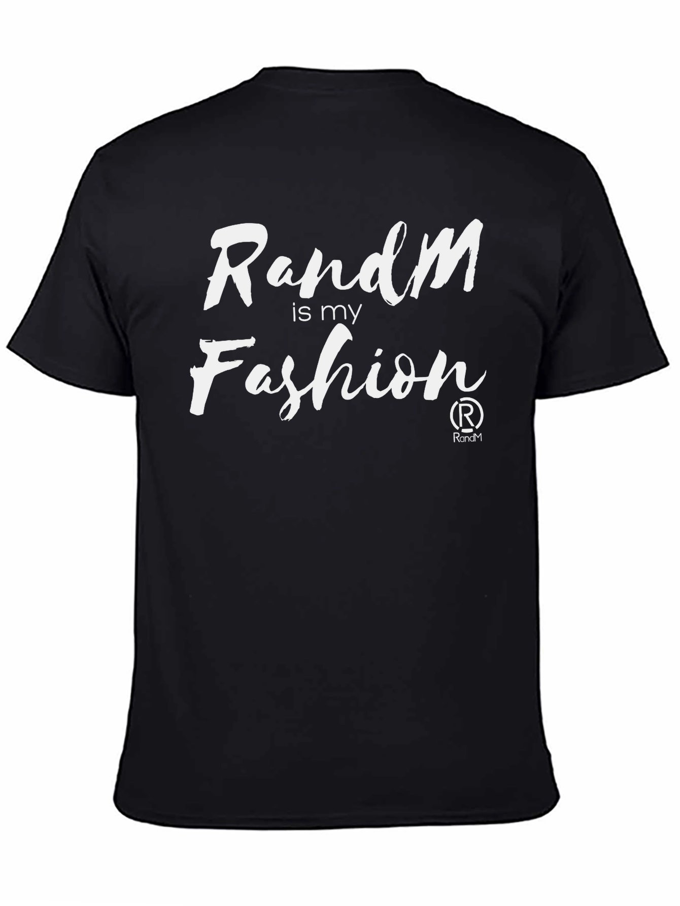 RandM is My Fashion Black Graphic Tee